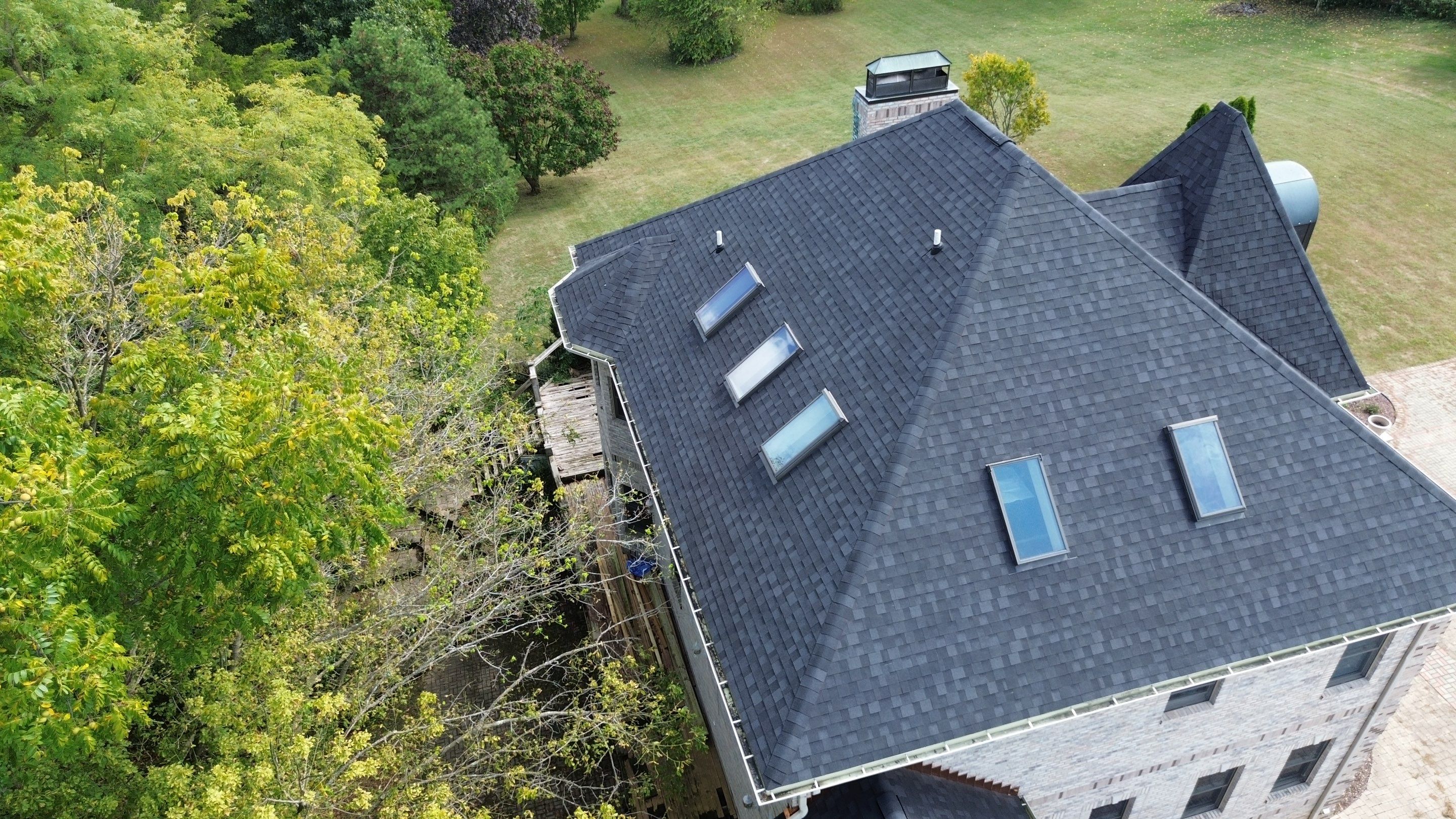Project in Martinsville by Moss Roofing