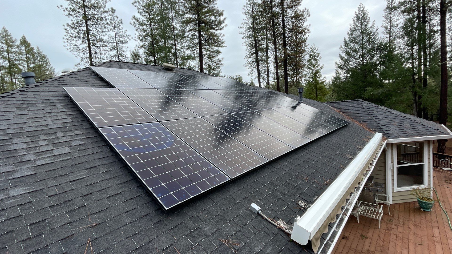 Solar Panel Installation using Solar Panels by Byers Enterprises 