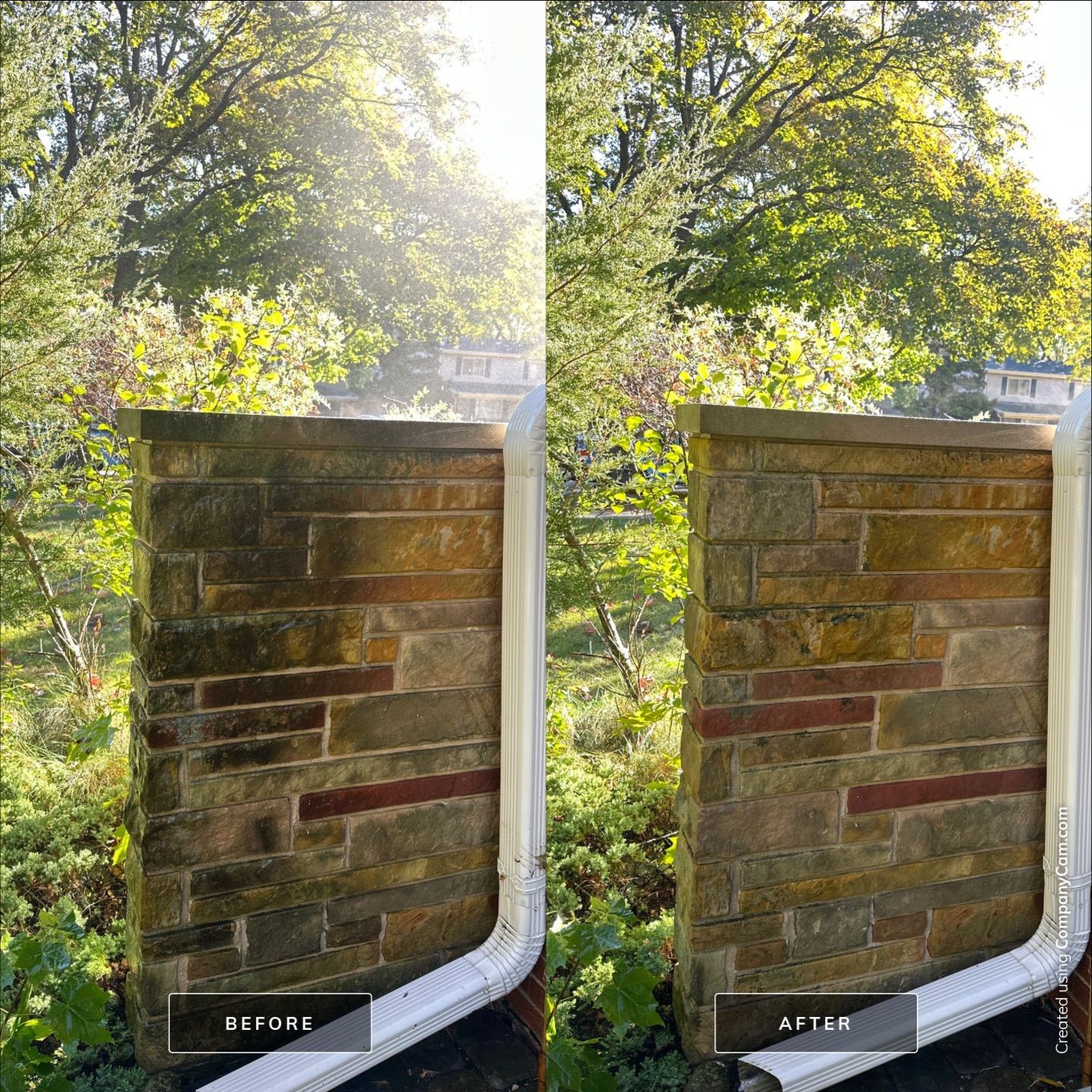 Project in Arlington Heights by Simmons Power & Soft Washing