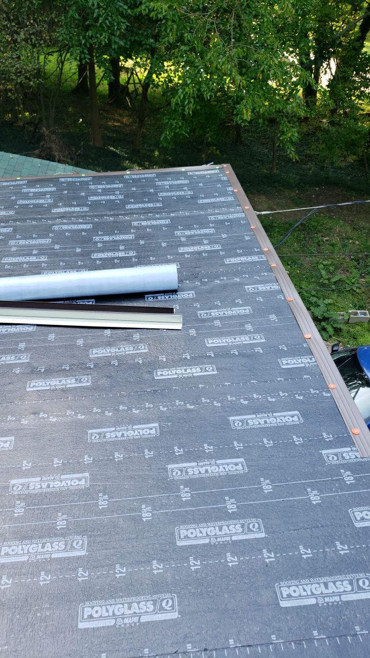 Atlas Pinnacle Pristine Scotchgard: Hickory Drip Edge: Musket brown by Eagle Eye Roofing