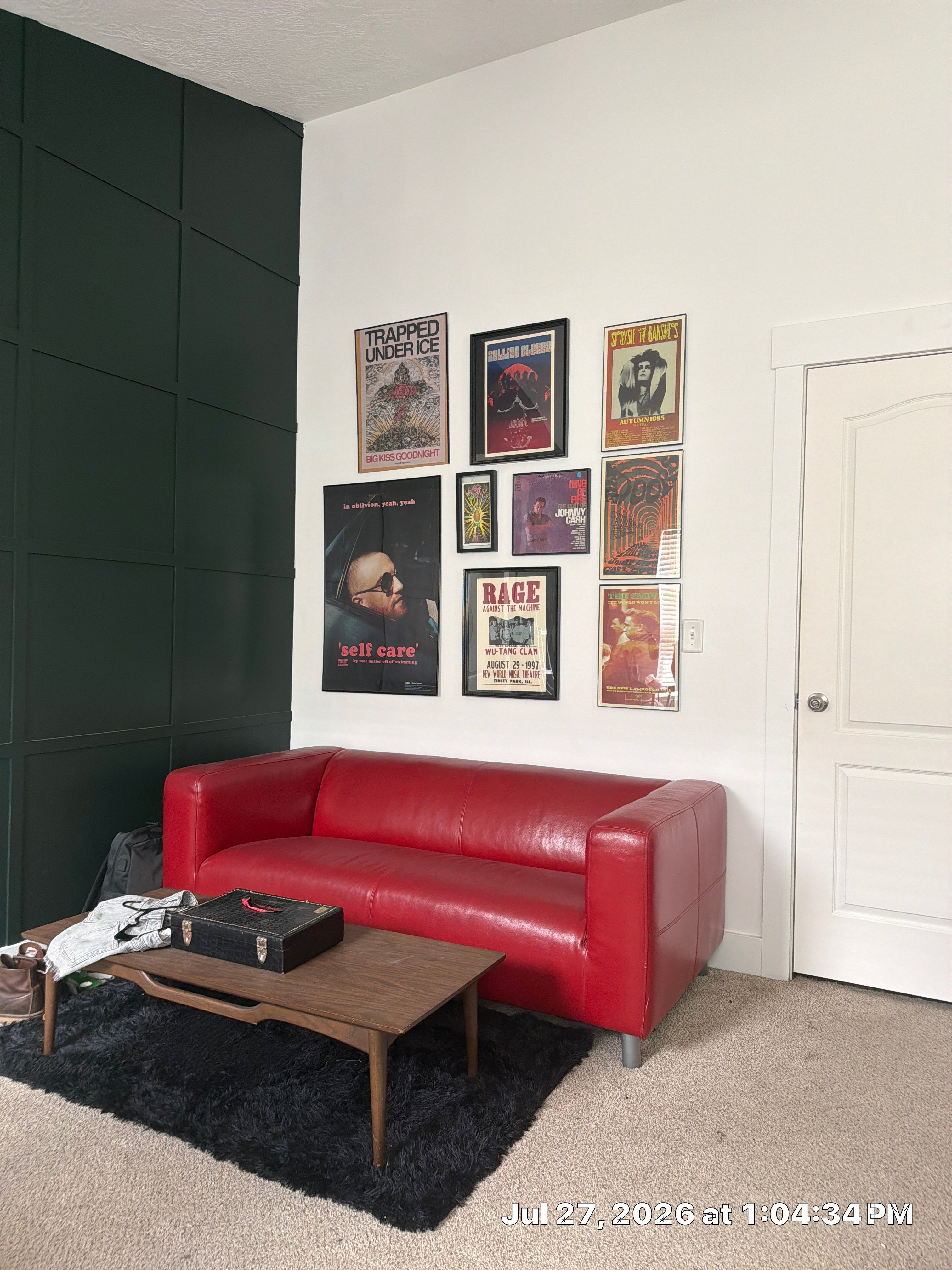 Custom Grid Board and Batten Accent Wall in South Salt Lake by CompanyCam Sales Demo