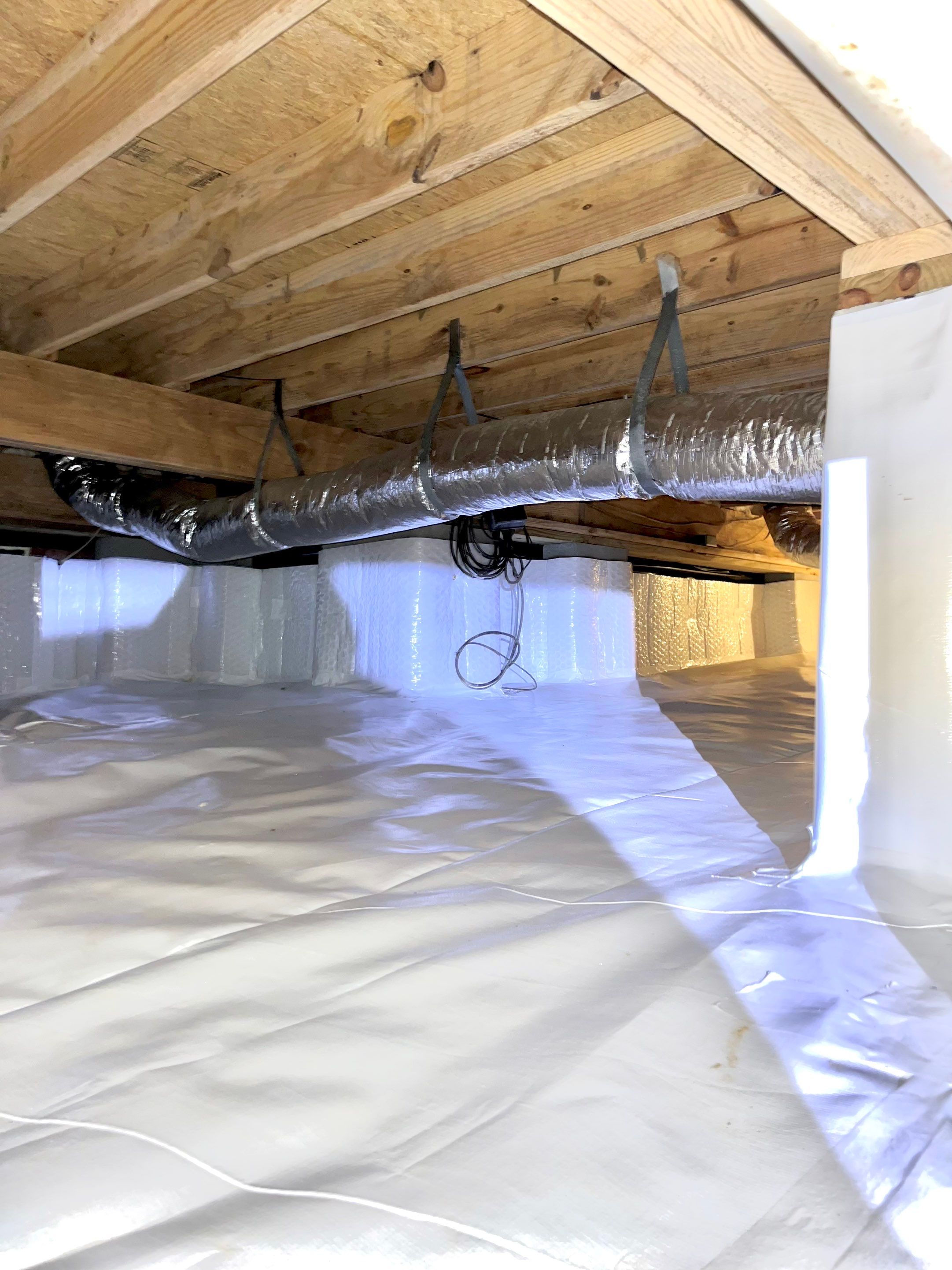 Impact Choice Encapsulation with French Drain, Mold Removal, and Crawlspace Door by Impact Crawlspace