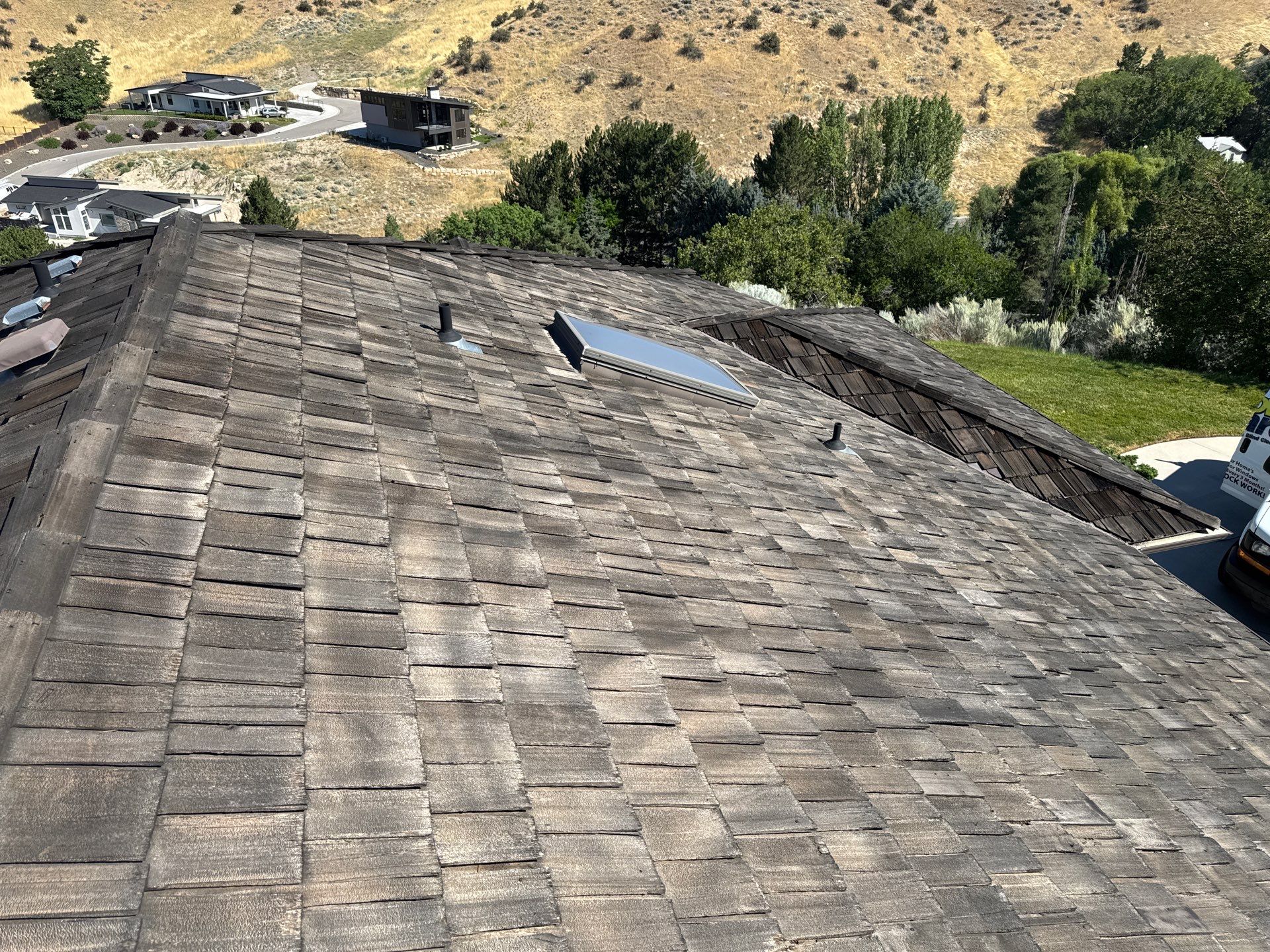 Cedar Shake to IKO Dynasty Shingle Roof Replacement in Boise by Olive Roofing