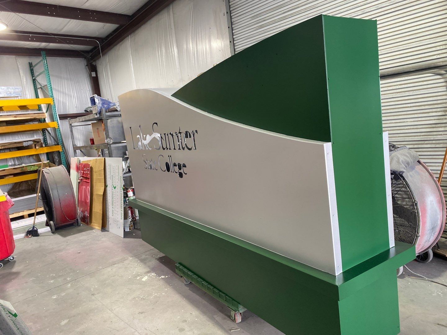Monument Sign for Lake Sumter State College by SignCrafters