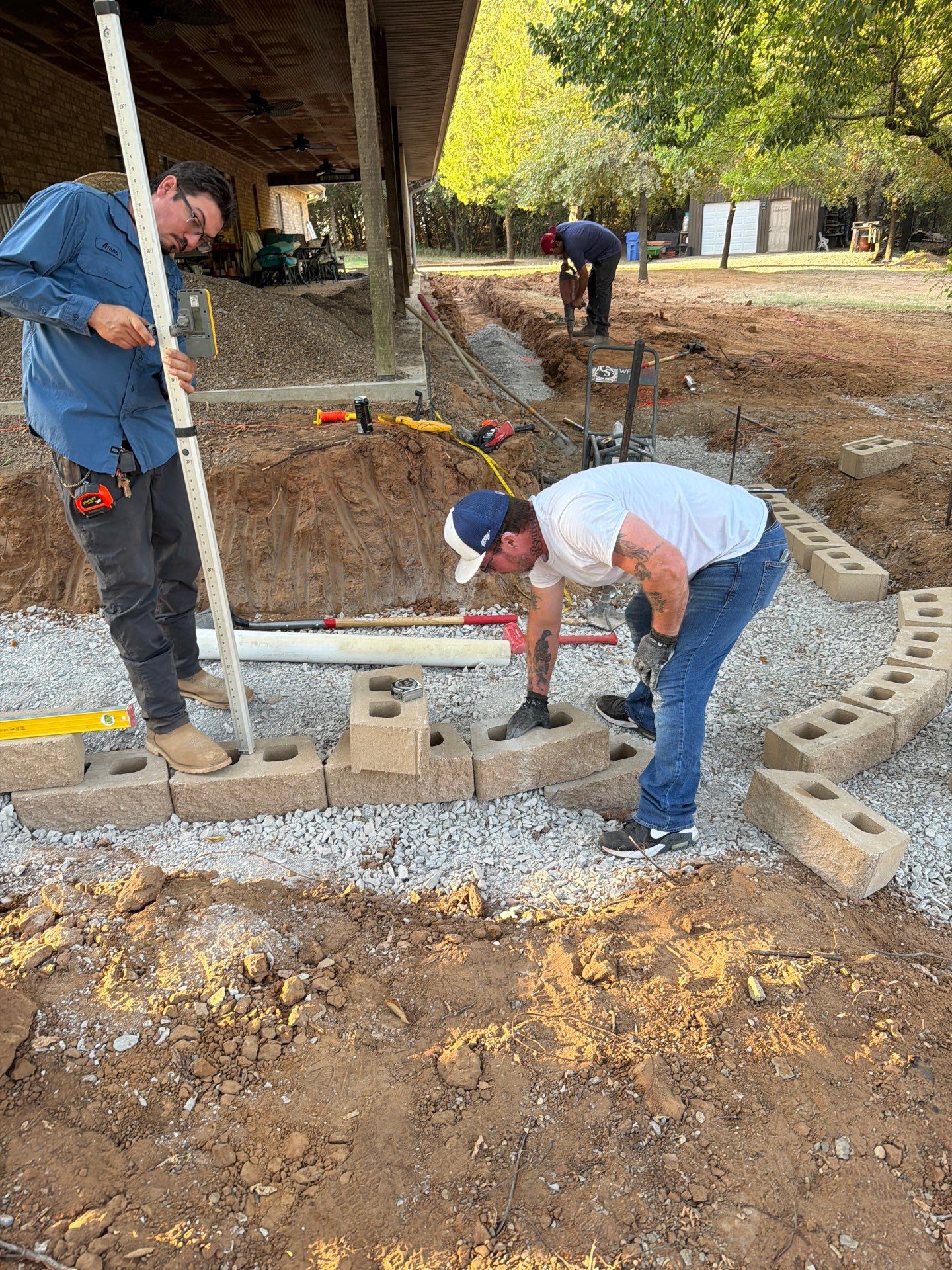 Retaining Wall by Clays Services Inc