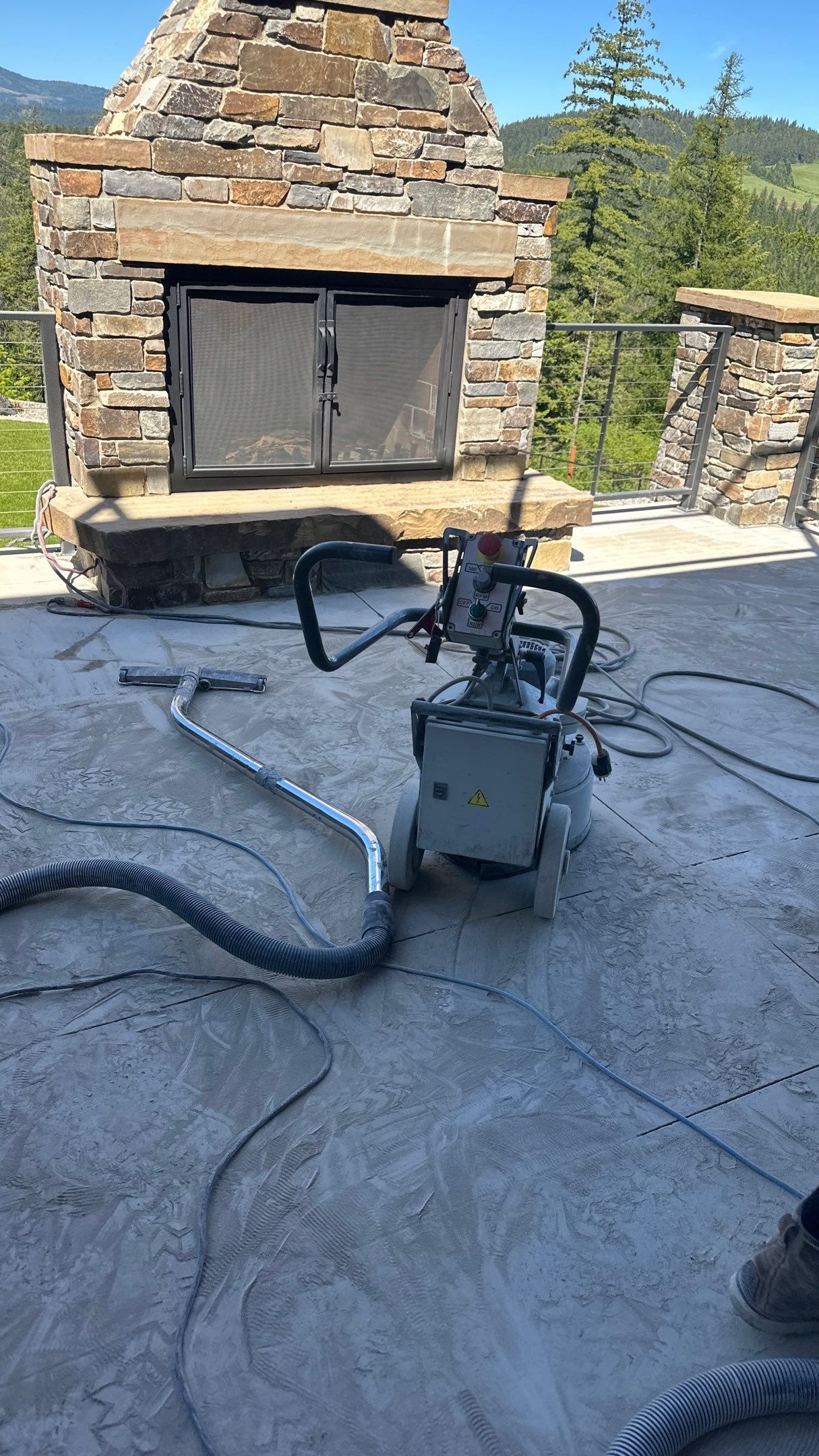 Patio Transformation using Moonstone by Croc Coatings, LLC