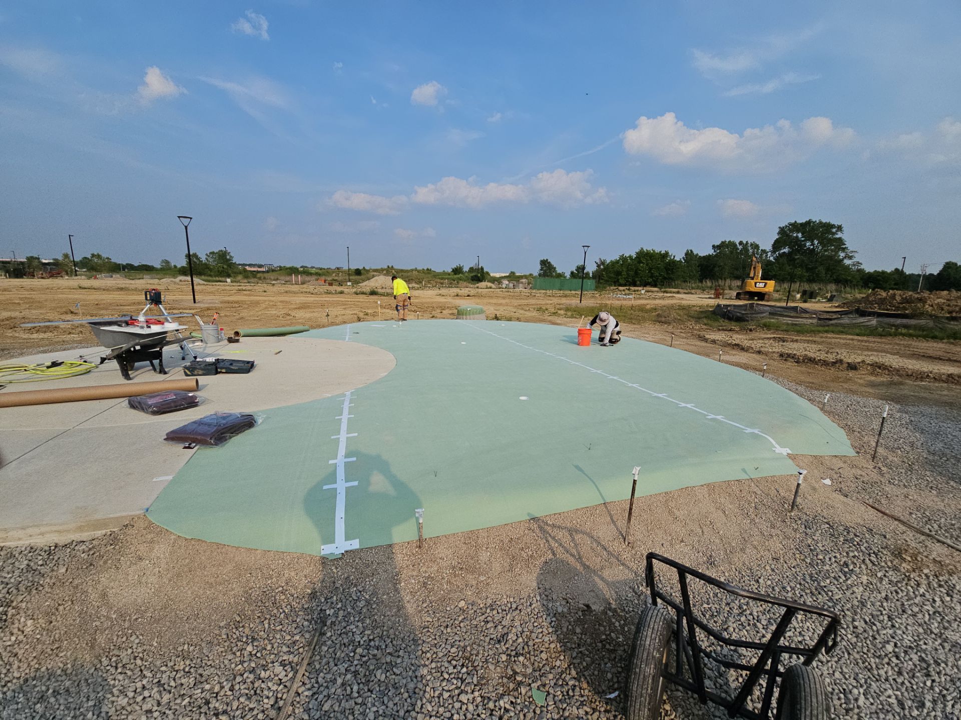 Custom Putting Green and Pet Parks @ Union Station Apartments in Marysville, Ohio by Southwest Greens Midwest