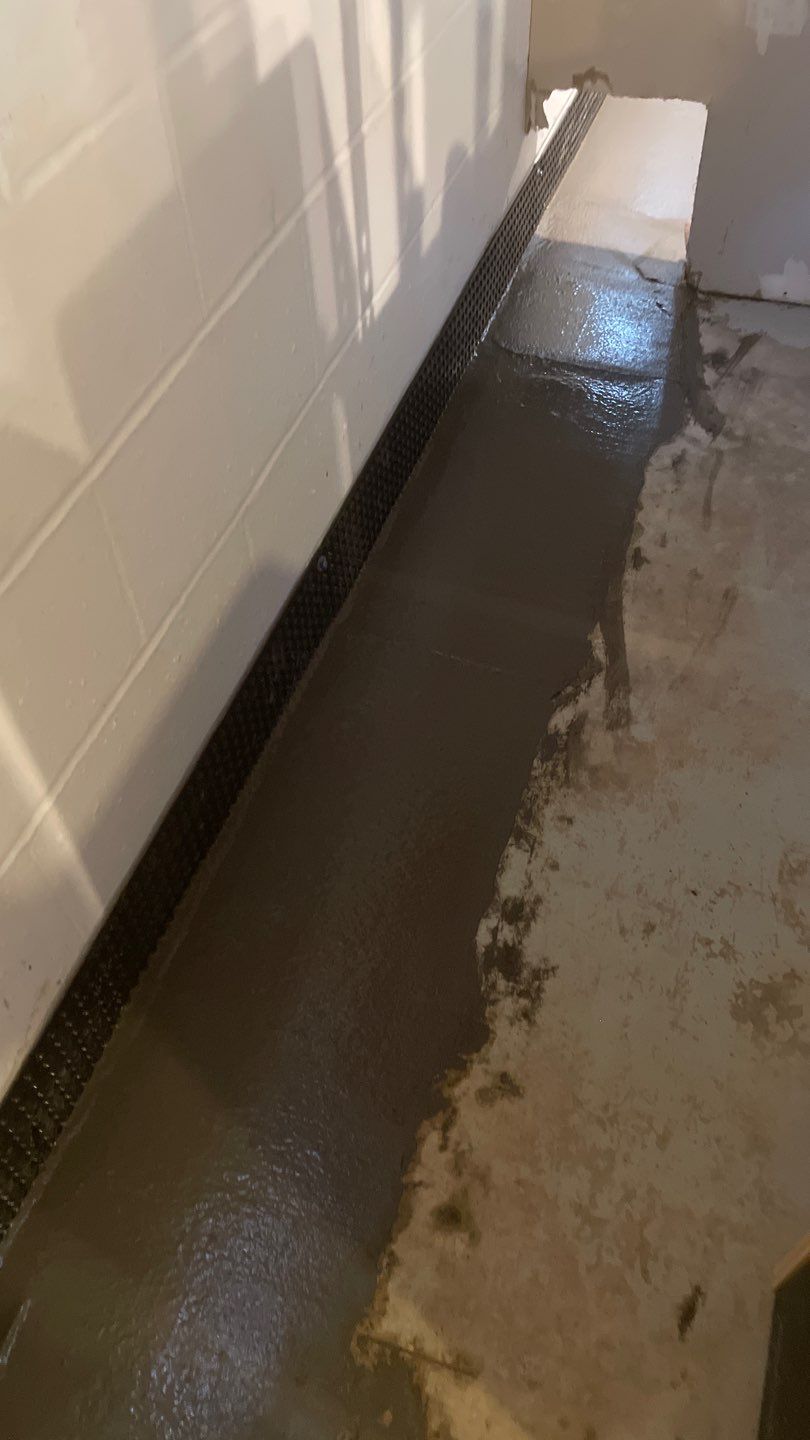 Waterproofing for our neighbor Heather by Waterproofing Northeast
