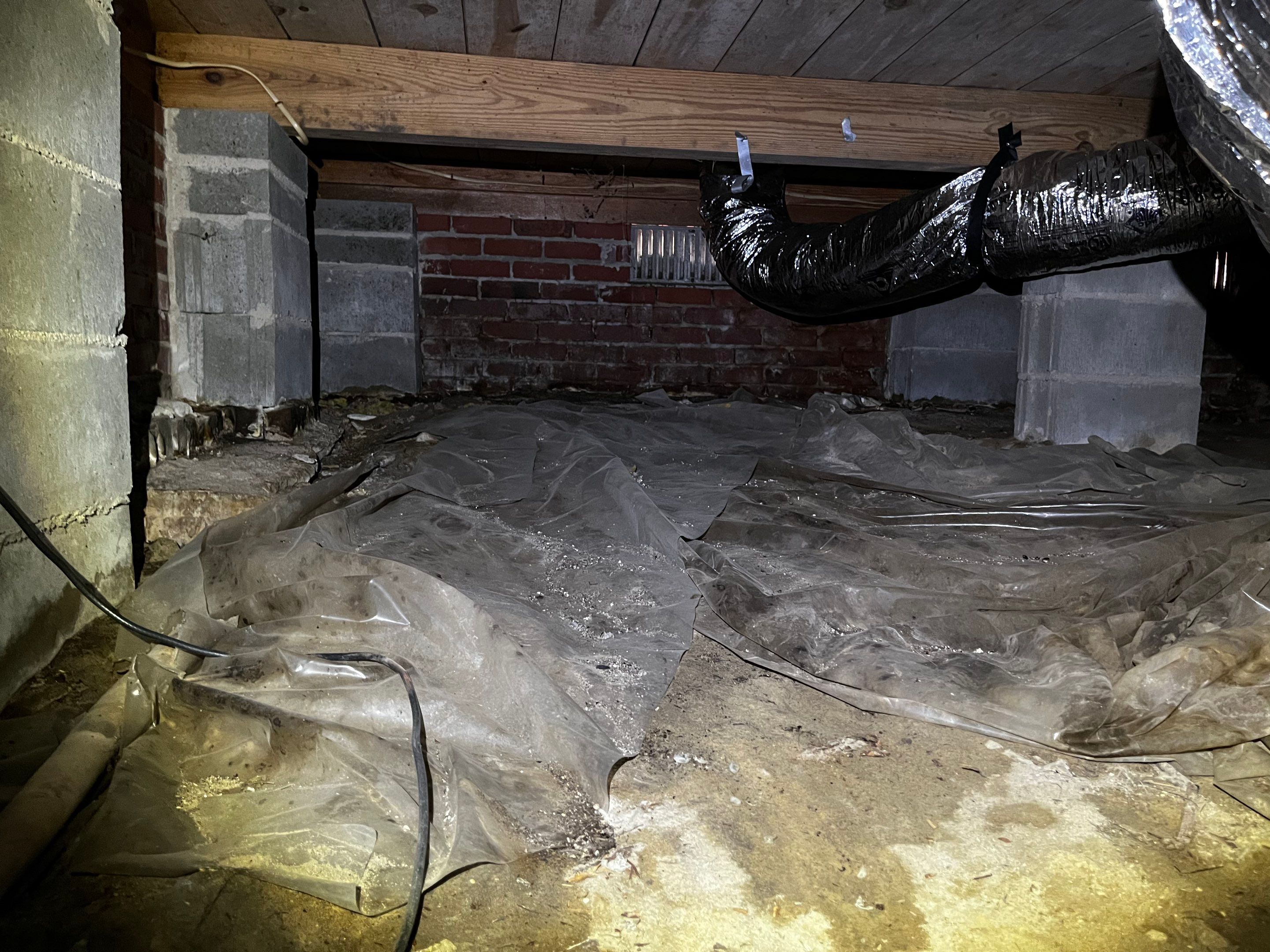 Impact Choice Encapsulation with new piers and crawlspace door. by Impact Crawlspace