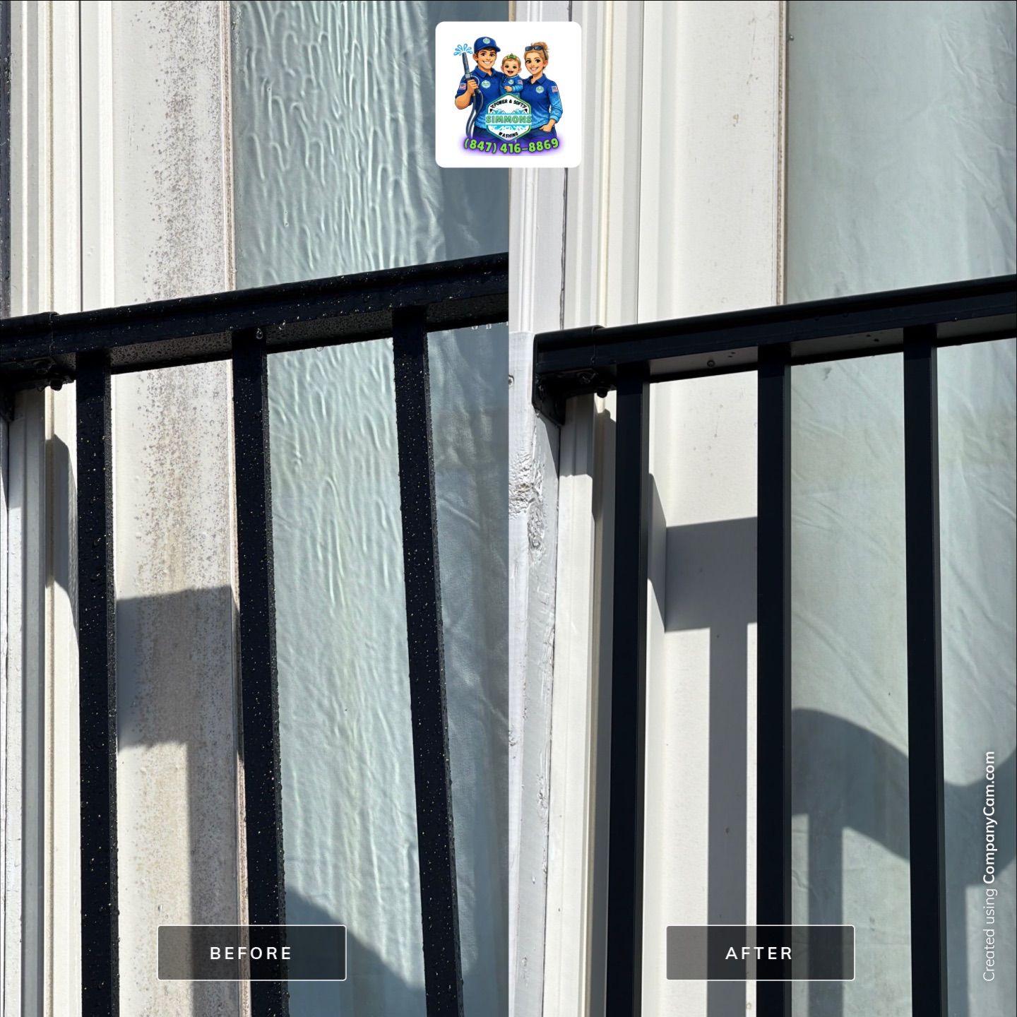 Project in Schaumburg by Simmons Power & Soft Washing