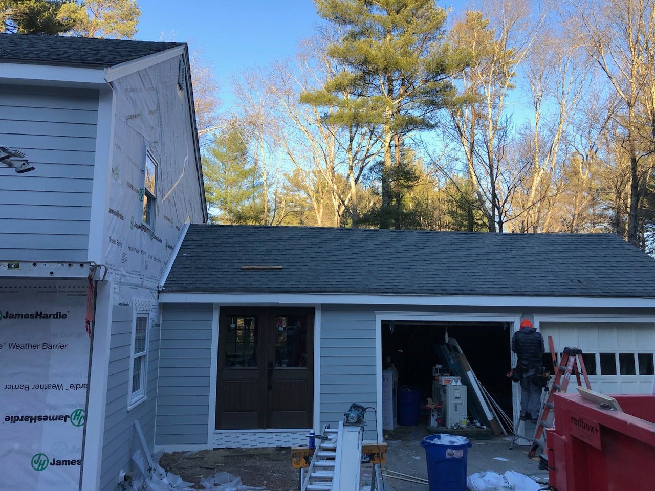 Exterior remodeling in Carlsile, MA by UBrothers Construction