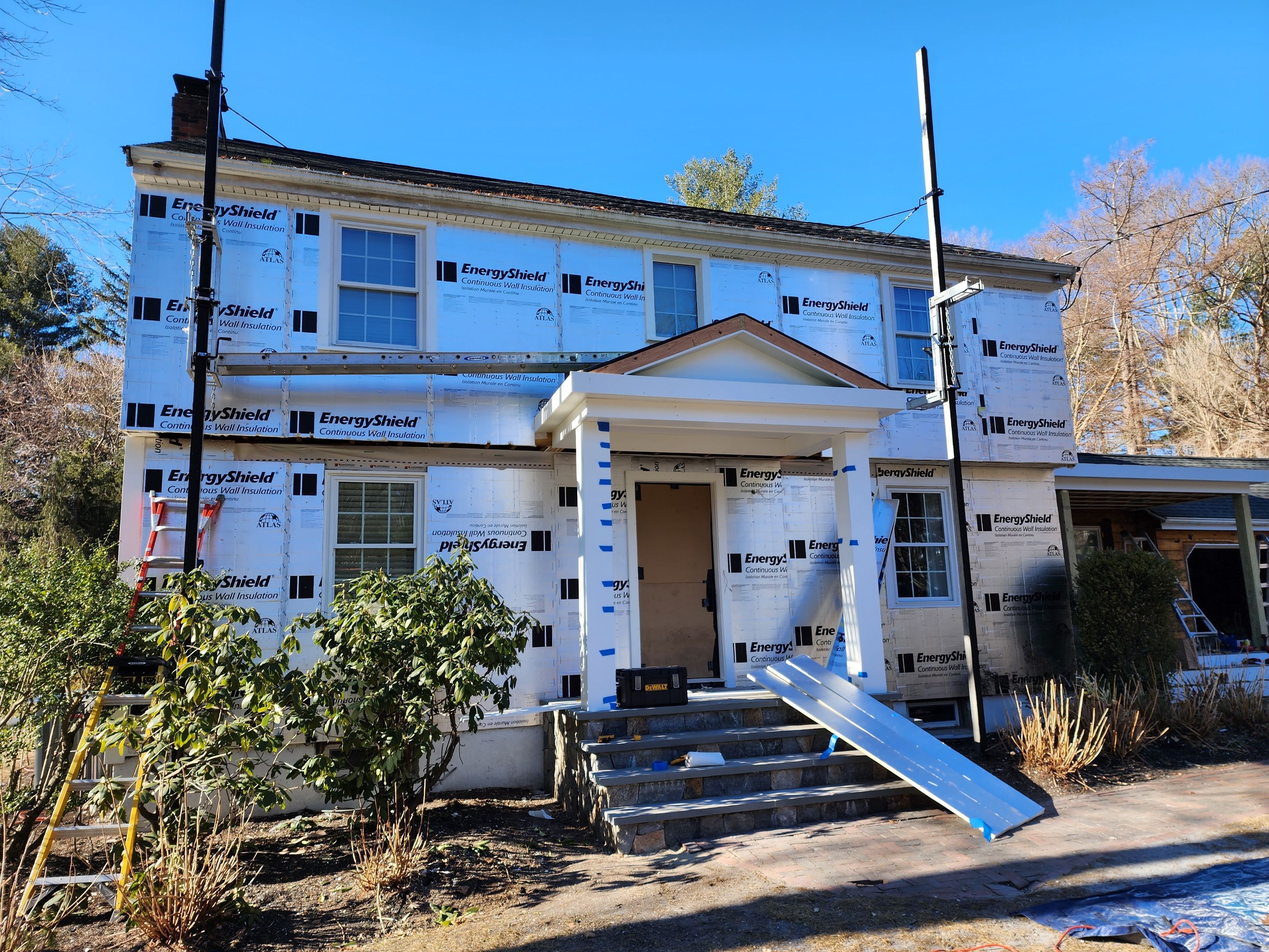 Exterior renovation in Wayland MA by UBrothers Construction