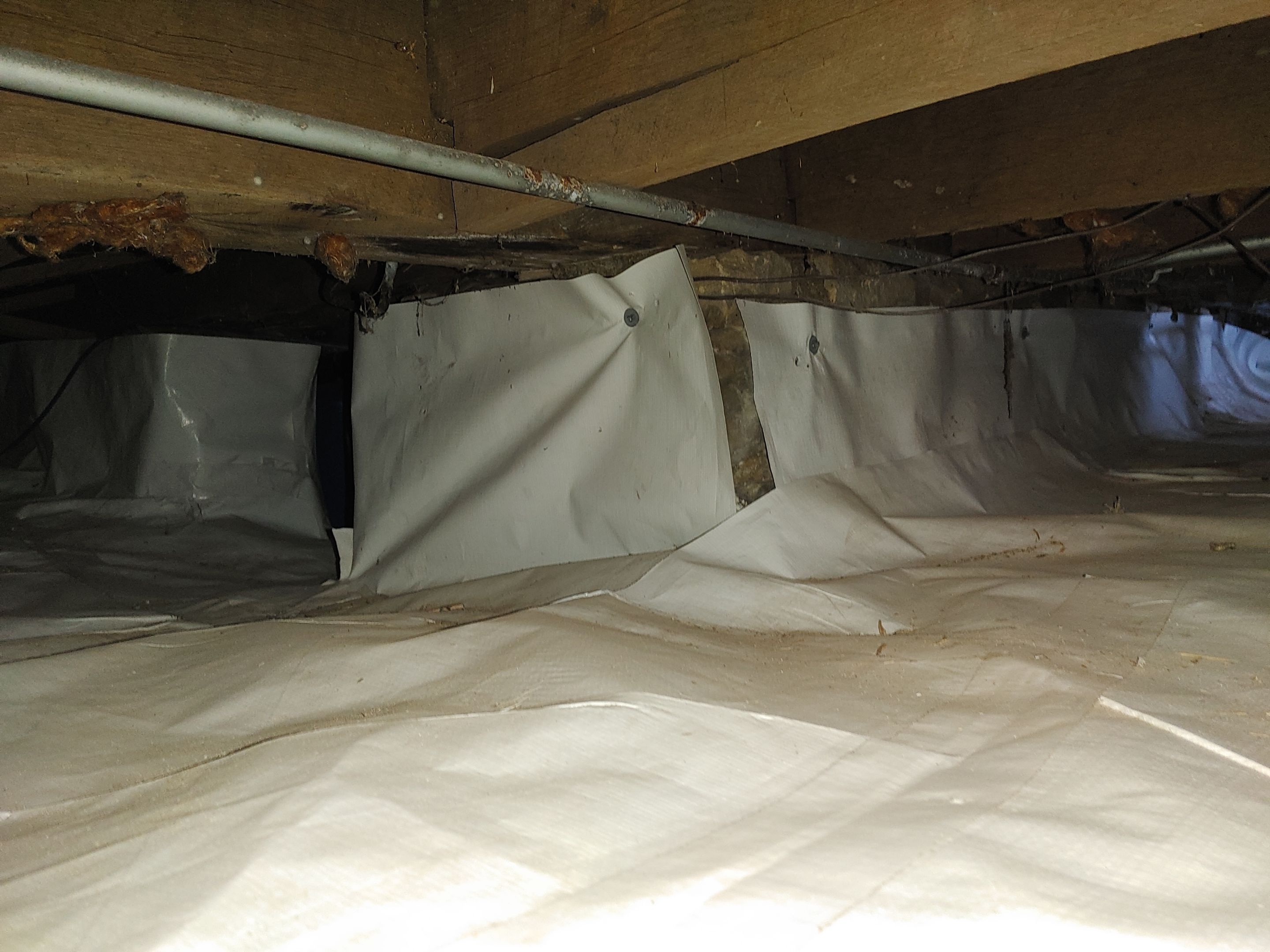 Another Tough Crawlspace Waterproofing Project by Toledo Basement Repair