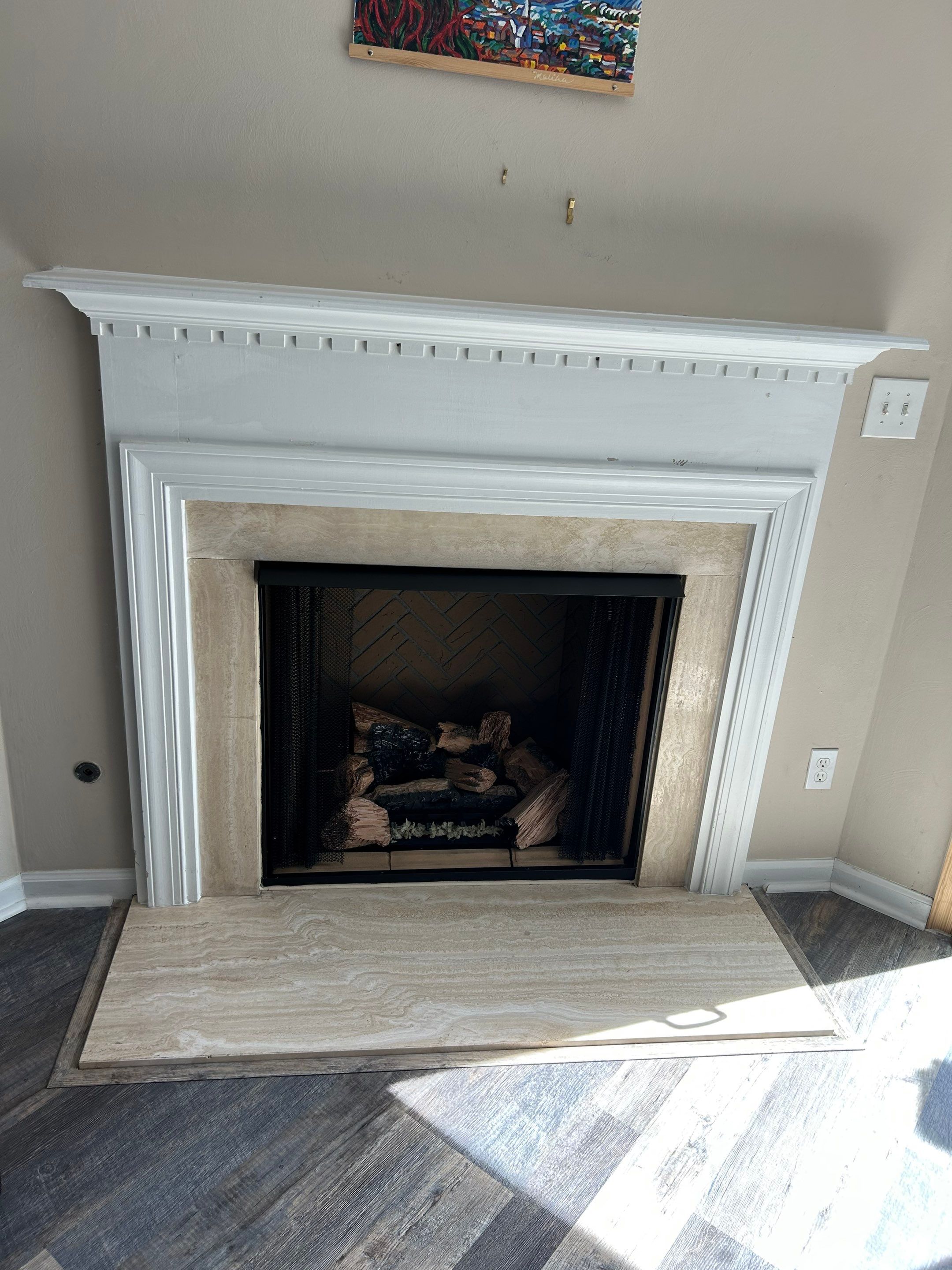 Gas Fireplace Installation in Chesapeake by Premier Chimney and Roofing