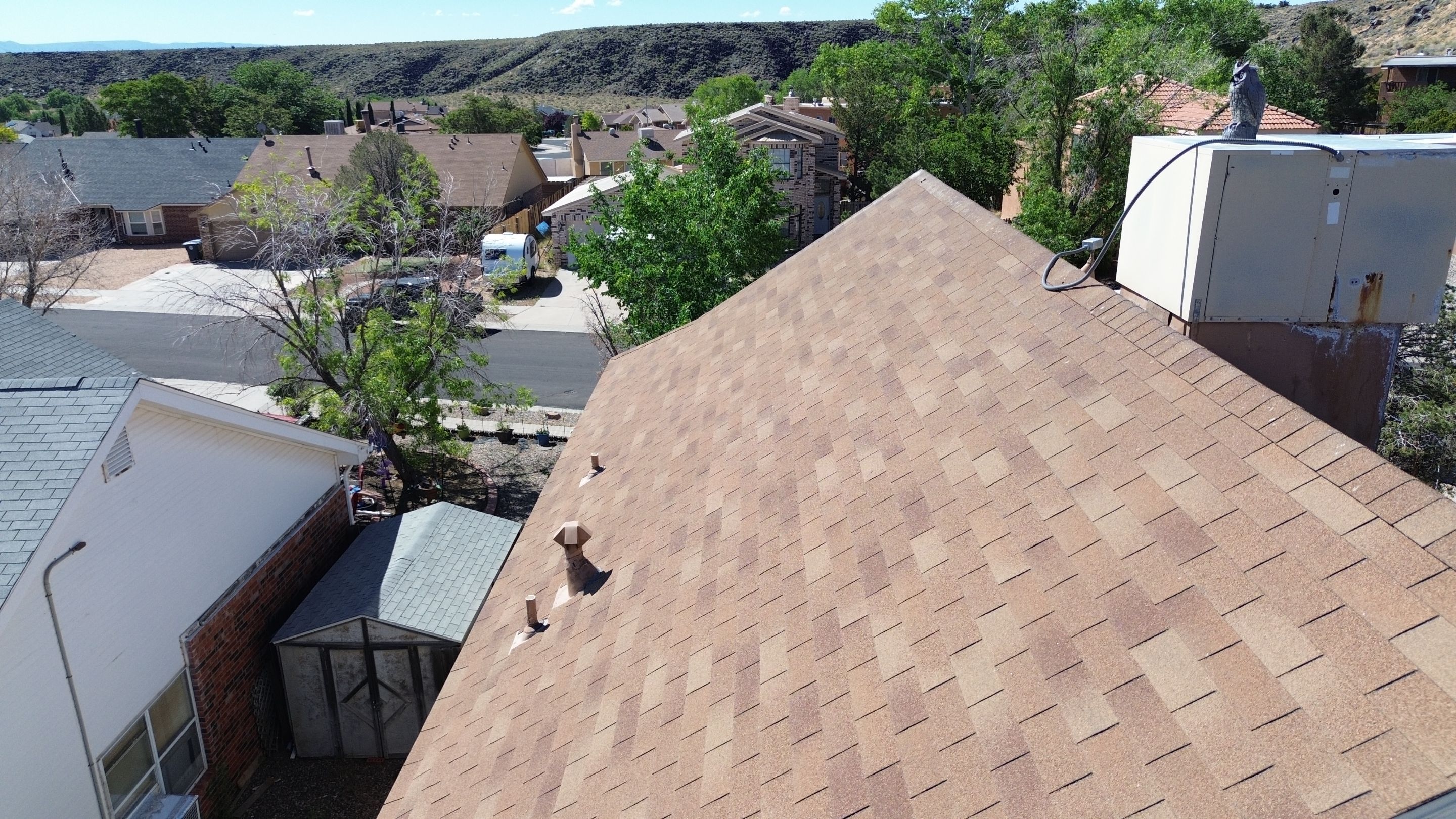 Northwest Albuquerque Residential Shingle Replacement and Gutter Repair by Doyle Roof Masters Inc
