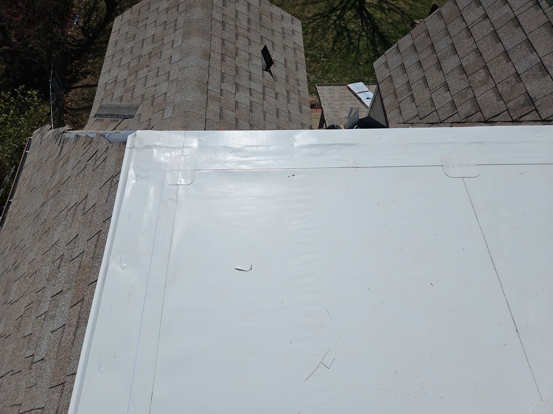 Residential Roof + Gutters & Downspouts & Gutter Guards Install  by Titan Commercial & Residential Roofing 