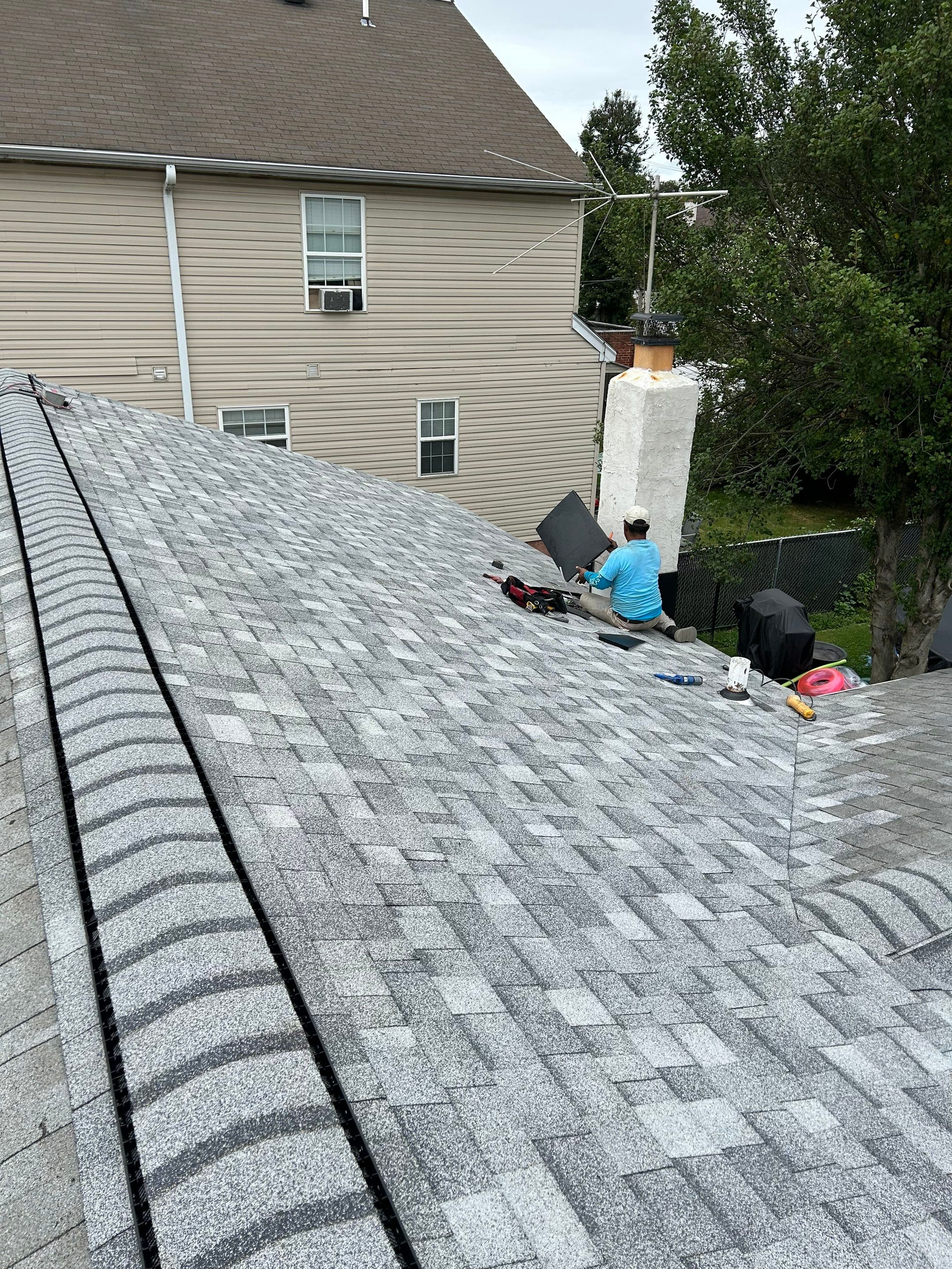Silver Birch Shingles by Reimagine Roofing