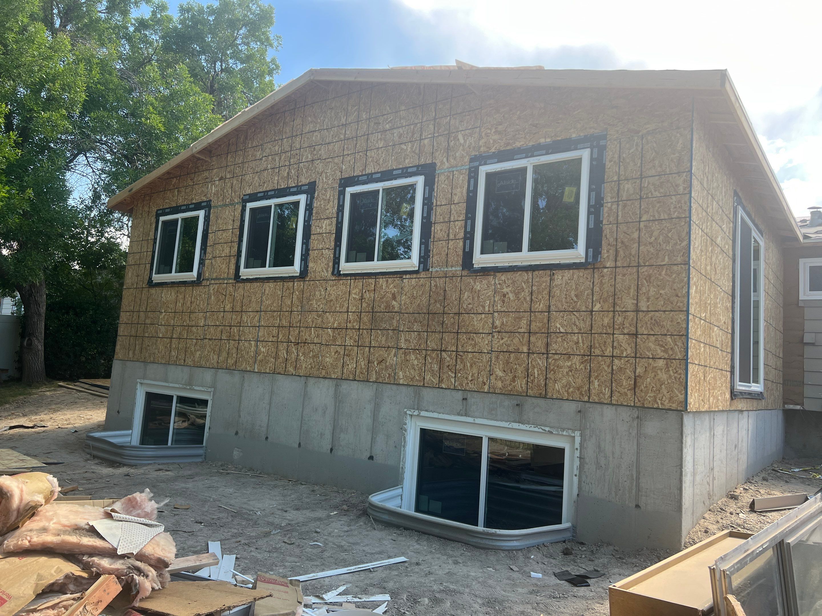 Taylorsville | Hardie Installation & Roofline | Gray Slate & Arctic White by Ideal Siding Utah