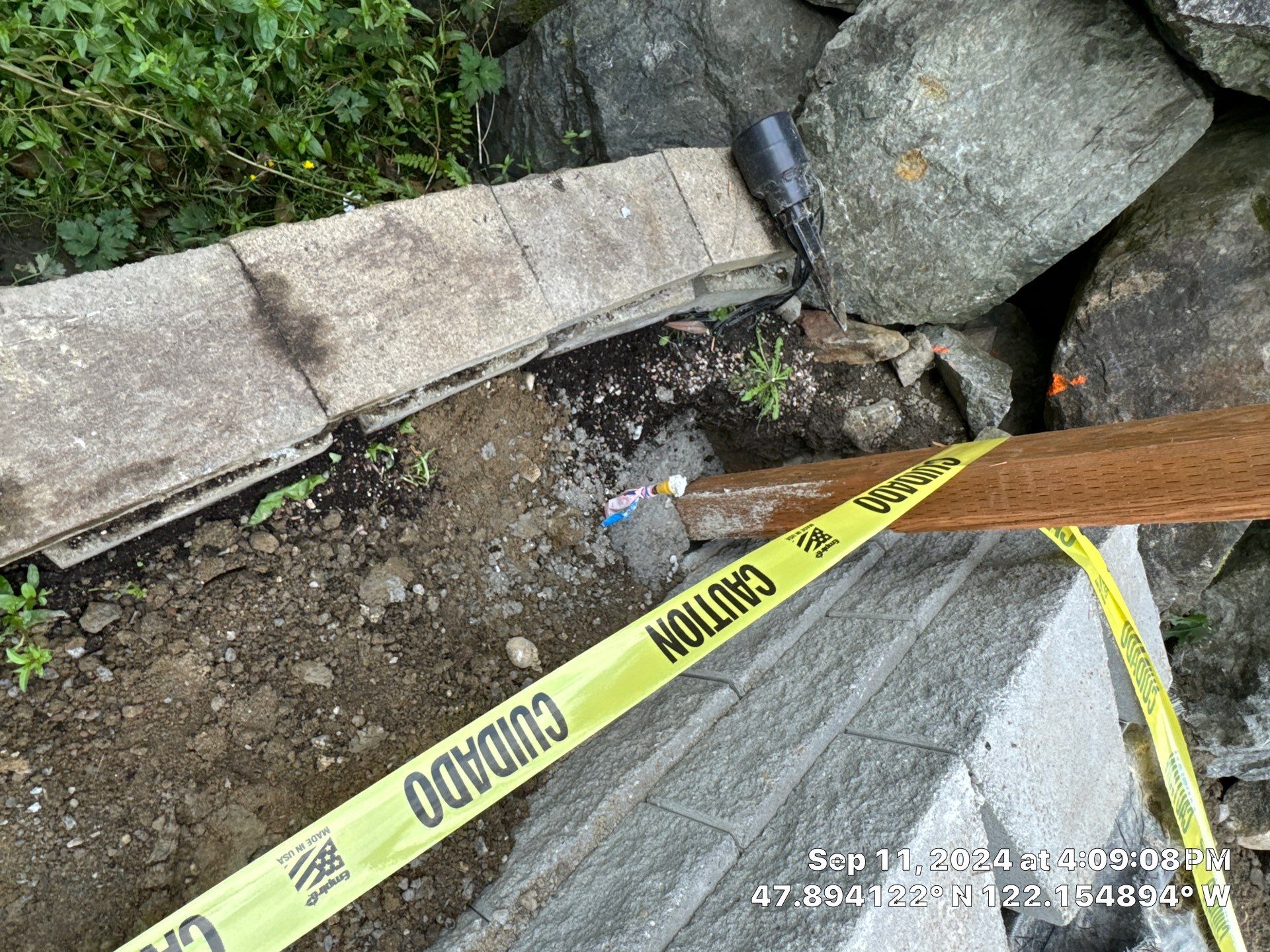 Jireh Outdoor Projects | Concrete Stair Repair and Retaining Wall by Jireh Asphalt & Concrete Inc 