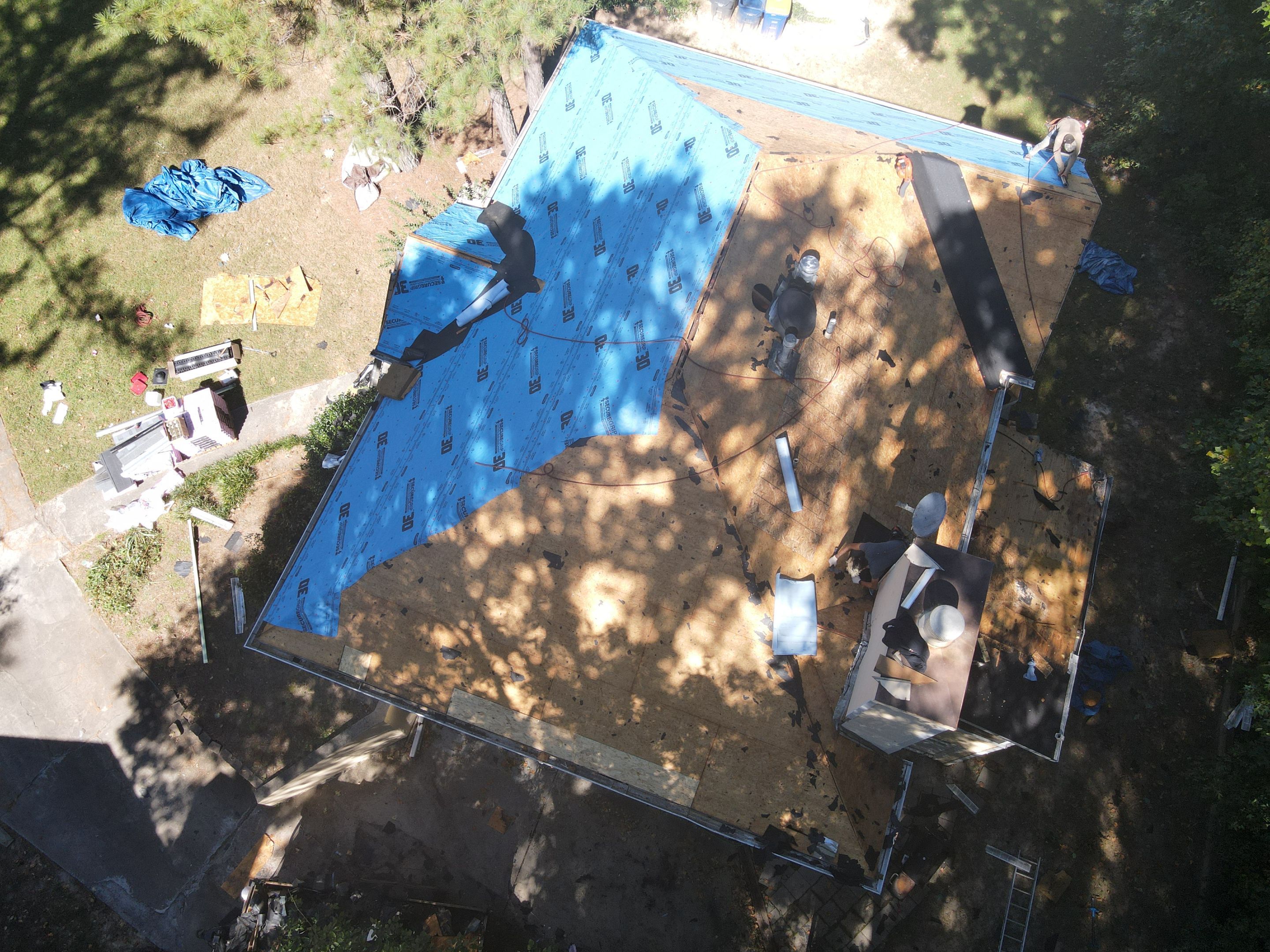 Residential Roofing Installation using Owens Corning by Inspector Roofing and Restoration