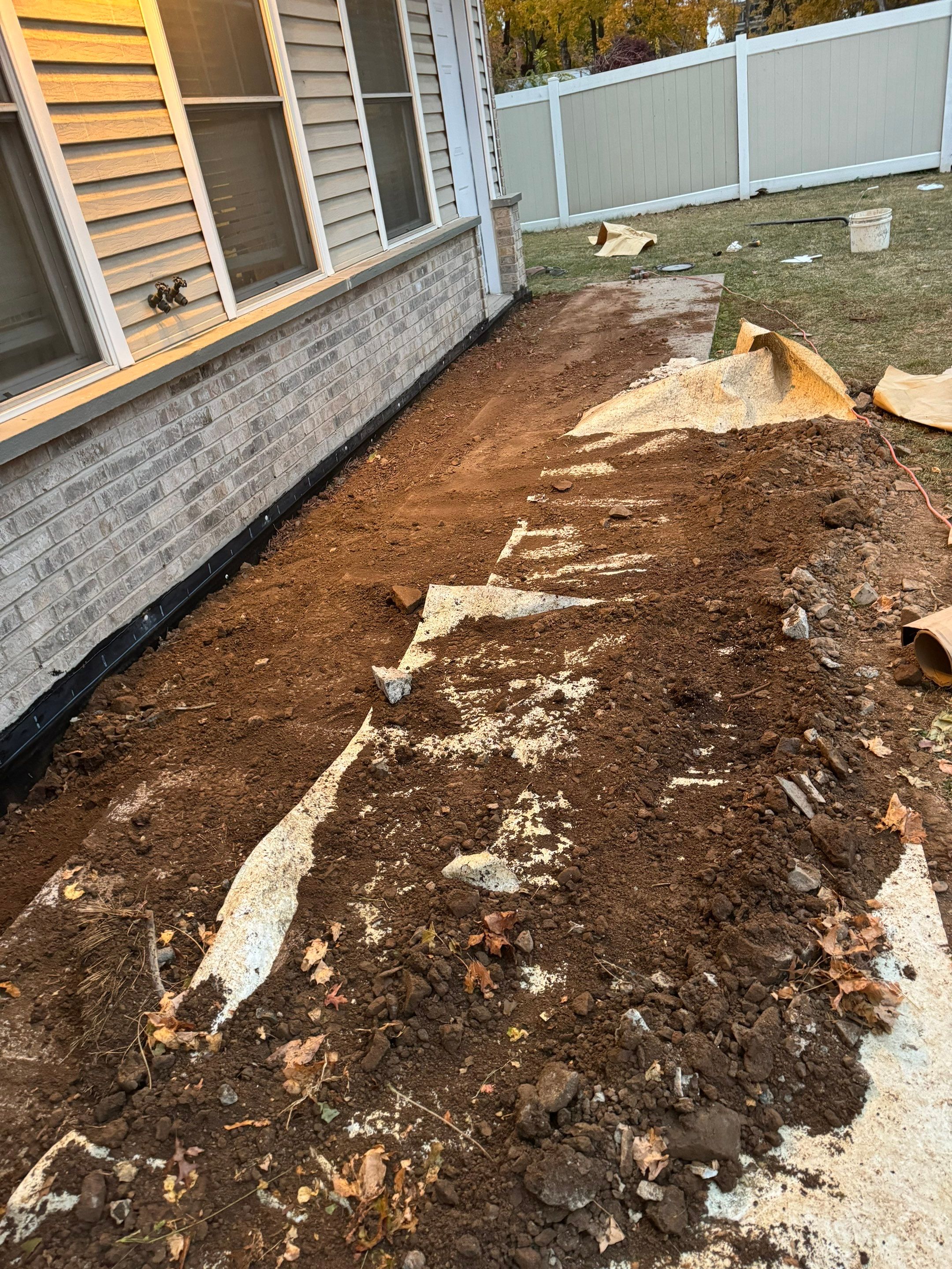 Exterior Spee-D Drain and Waterproofing by Pure Service Pro, LLC 