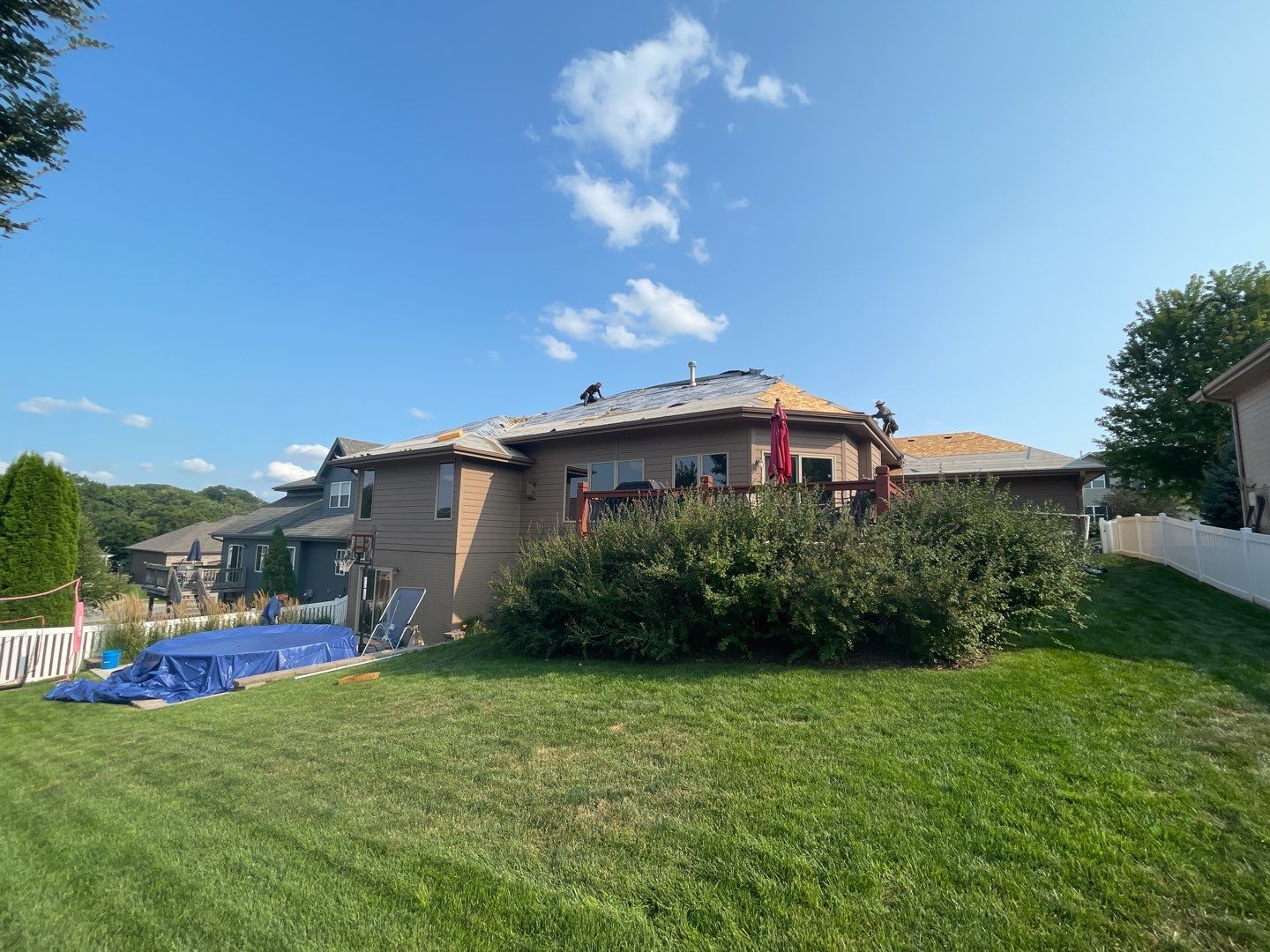 Residential Roofing Installation using Owens Corning Duration Driftwood by Lightning Exteriors