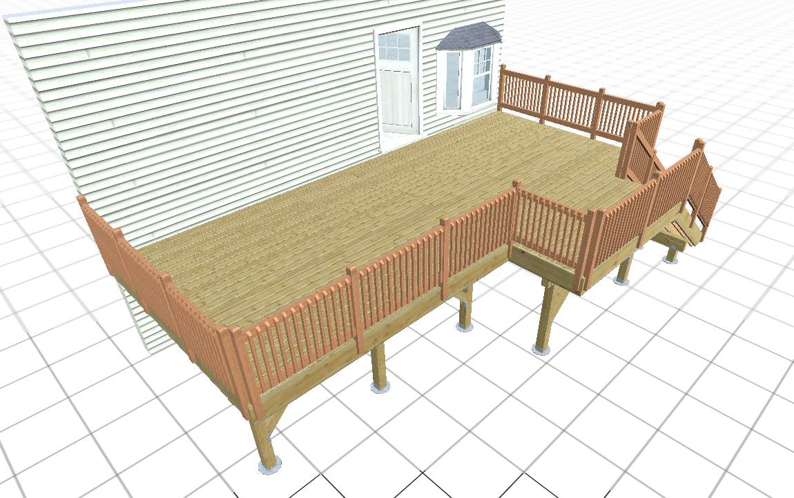 Russet Woods - Deck by Pillar and Pine