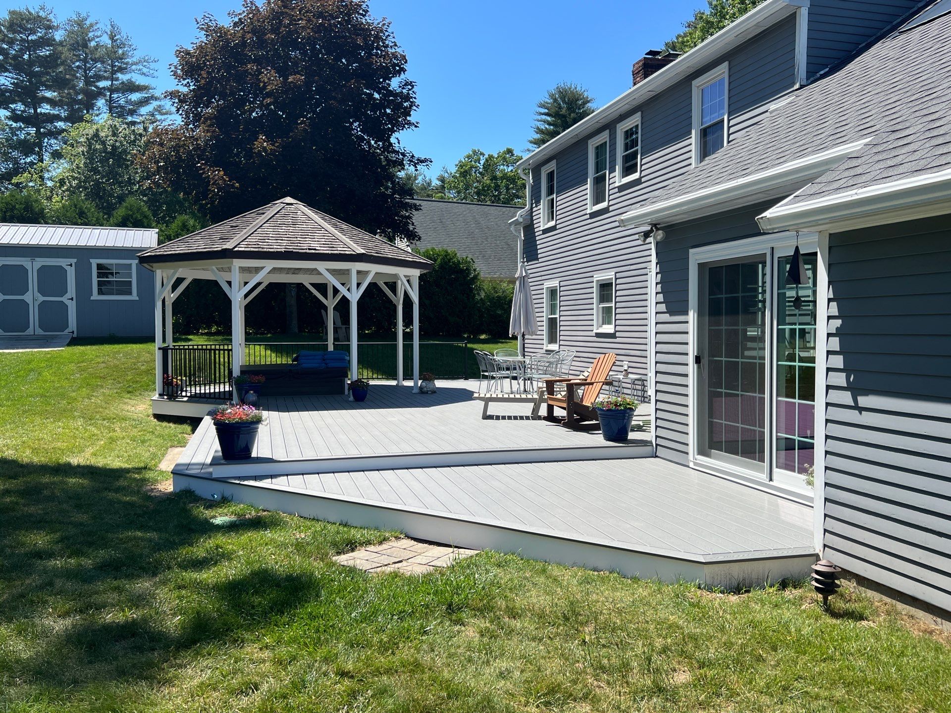 Deck Repair using Trex Select Decking by Chagnon Building & Remodeling LLC
