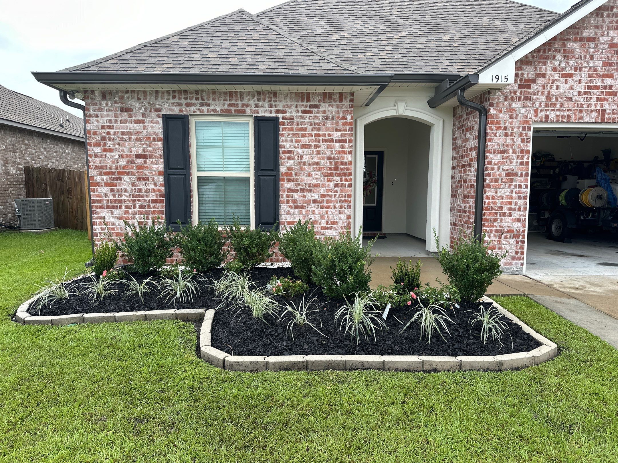 LANDSCAPE SERVICES: BED PREP / PLANT INSTALL / MULCH / & MICRO-IRRIGATION by CutScape, LLC.