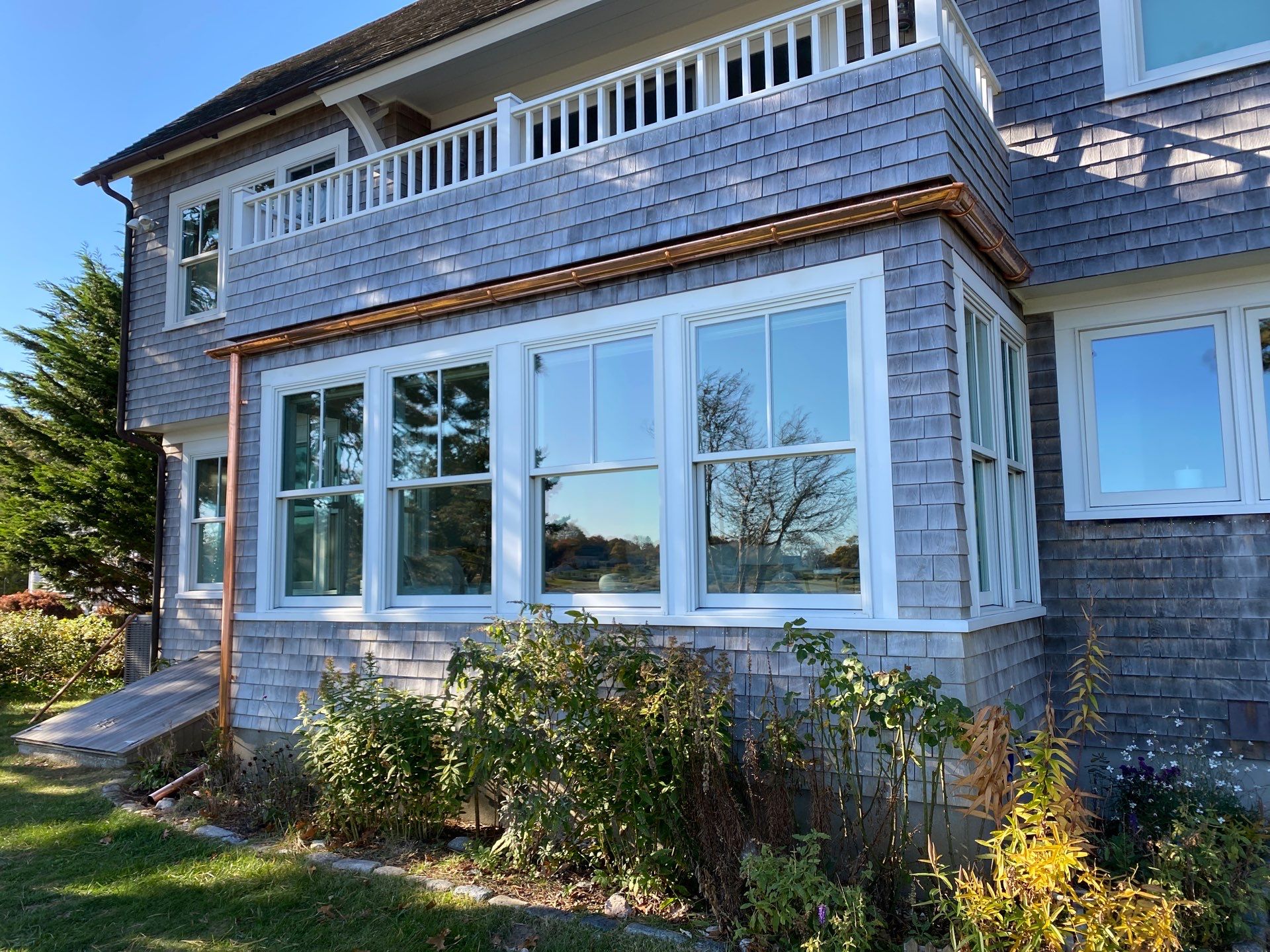 Half Round Copper Gutters in Chatham, MA by Gutter Pro Enterprises