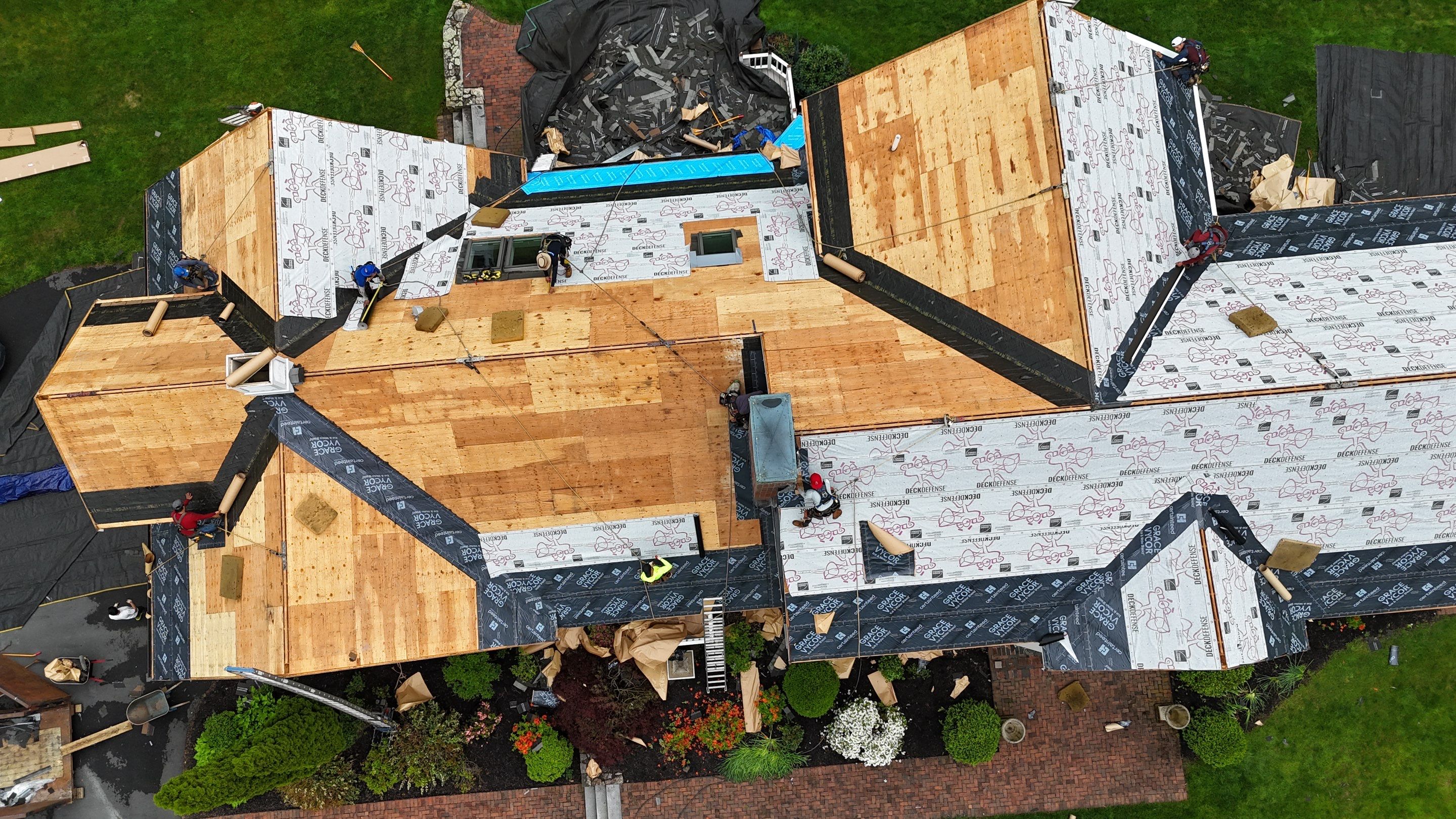 Roof Replacement with Owens Corning Shingles and Copper Flashing by Mighty Dog Roofing of Greater Middlesex County