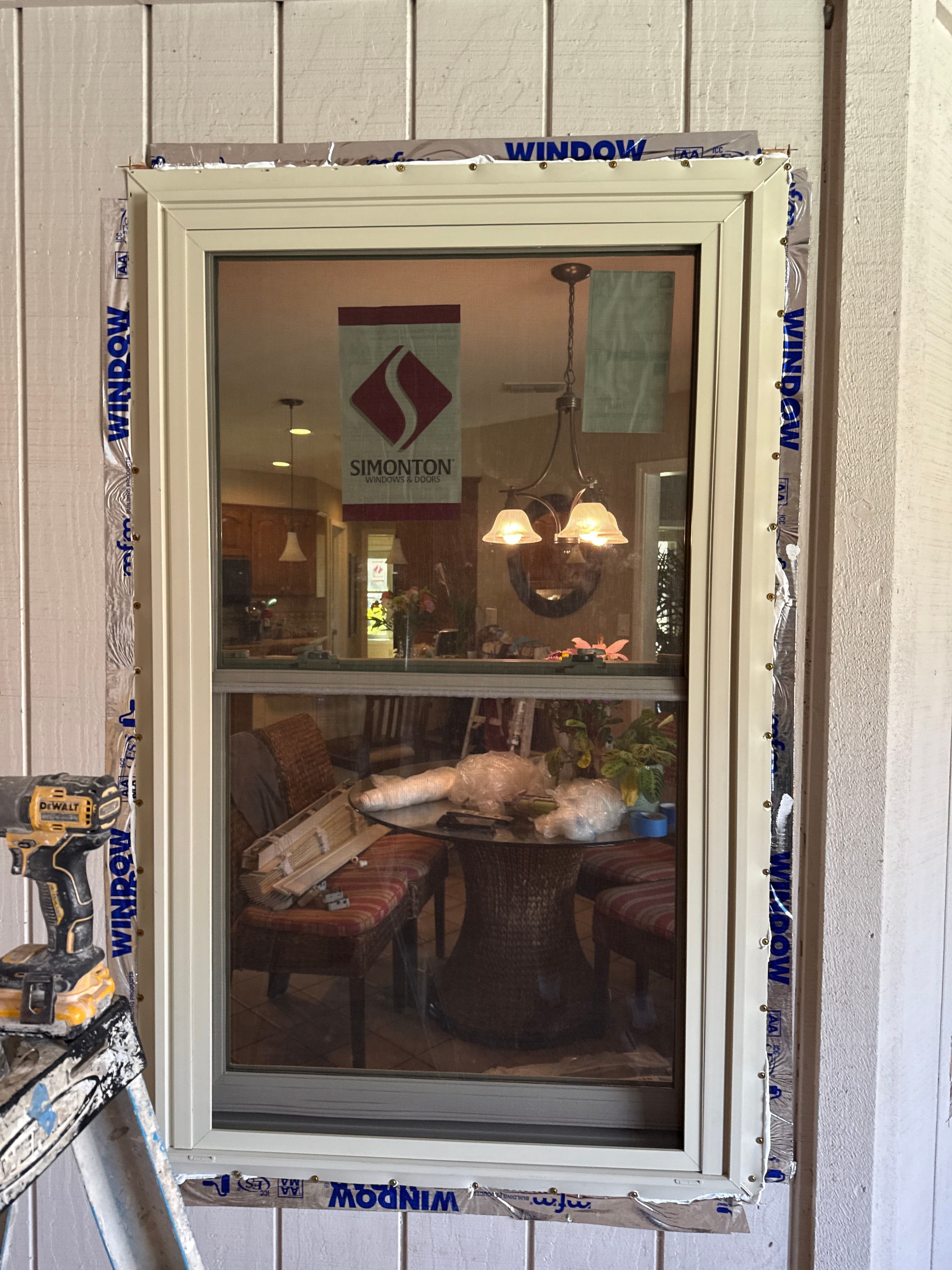 Impact windows brick install by Bayfront Roofing and Construction