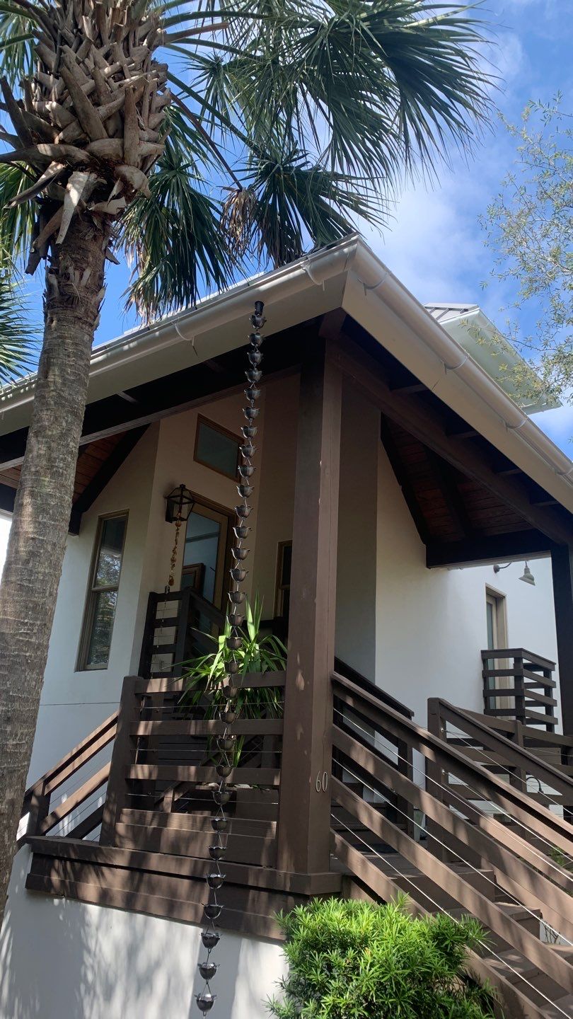 Seamless Gutter Installation using Galvanized Gutters by Gutter Professors