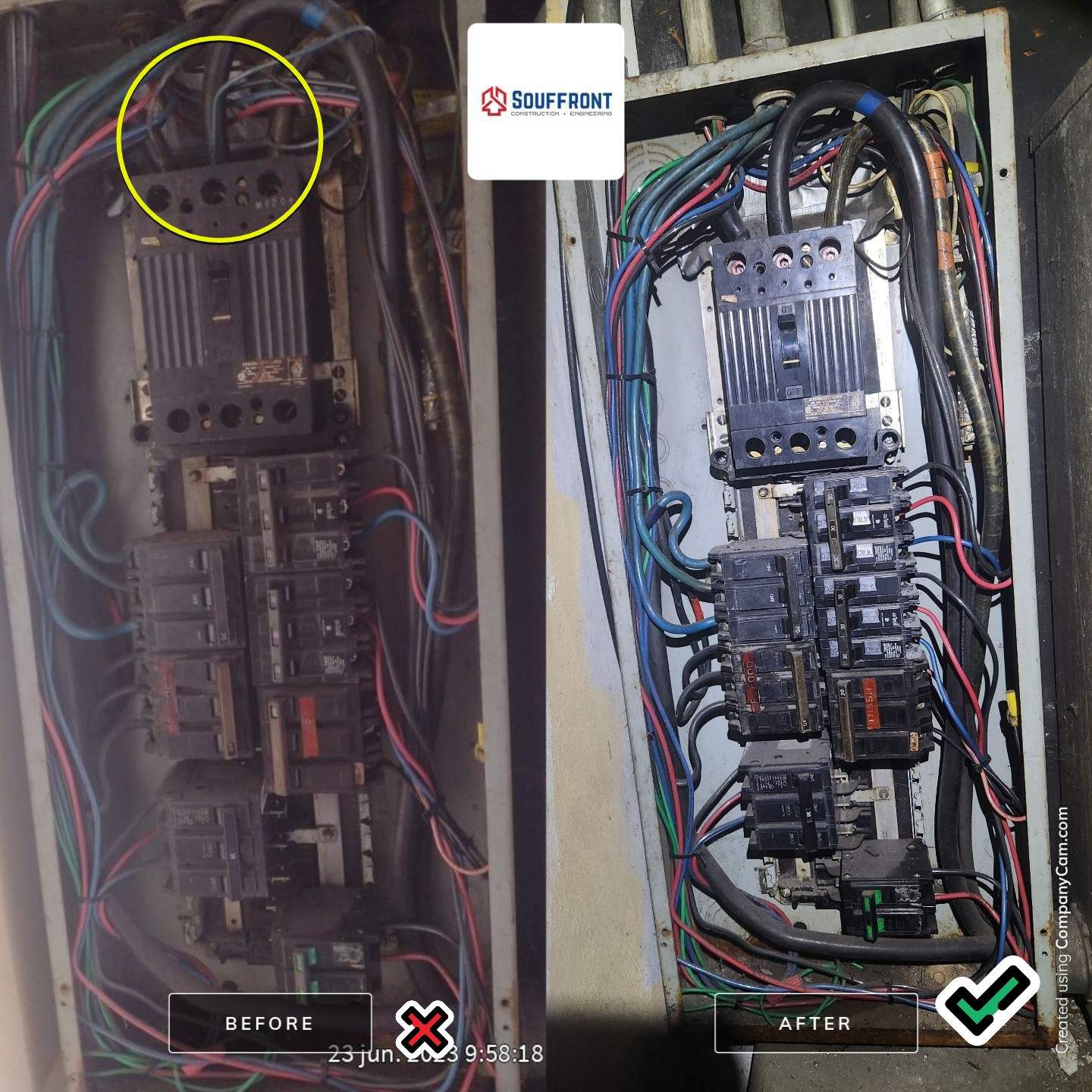 Electrical Panel Double Tap Repair - Miami, Fl by Souffront Construction & Engineering