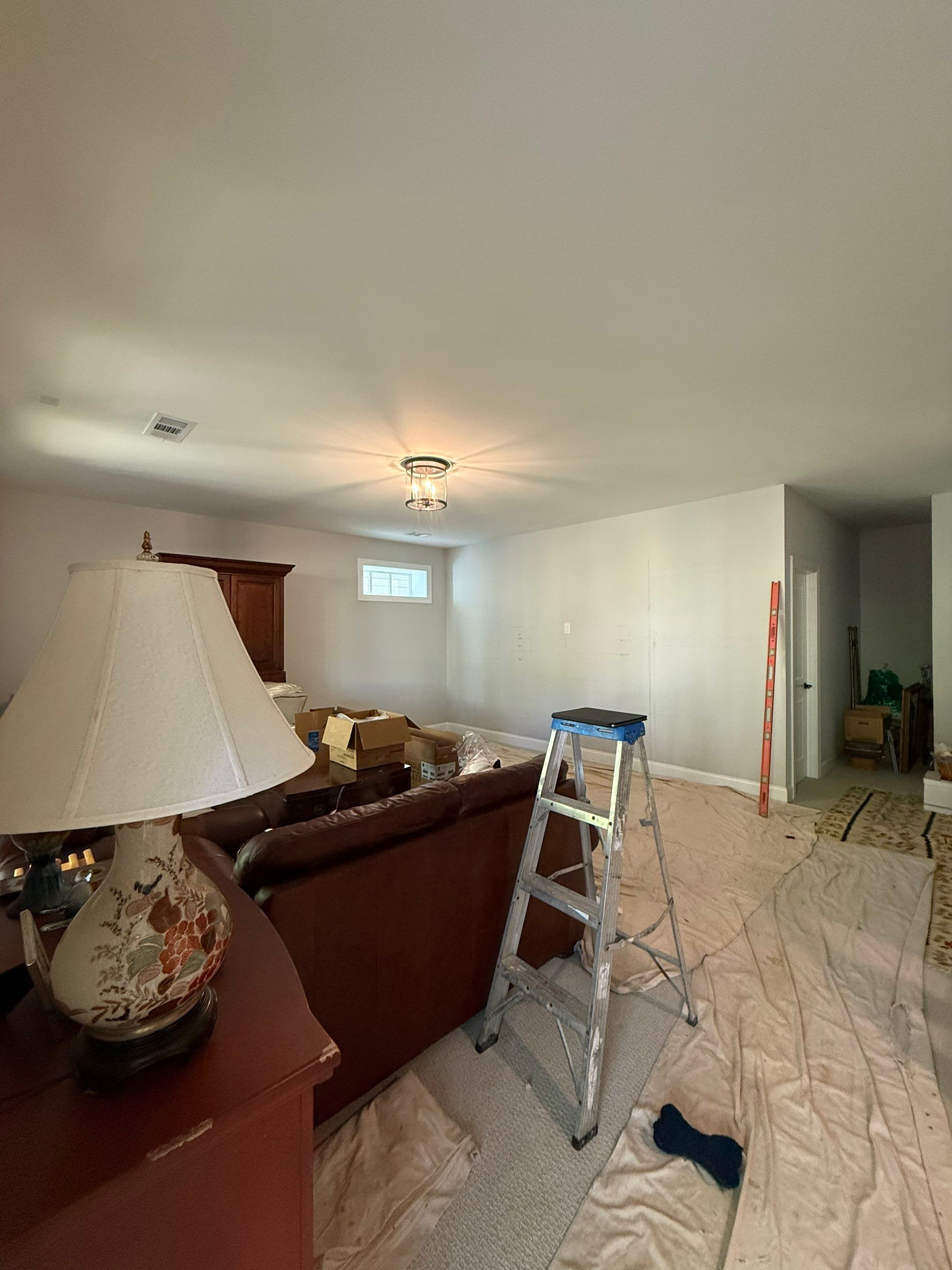 Custom Media Wall and Electric Fireplace Installation in Canton by Swift Home Renovations