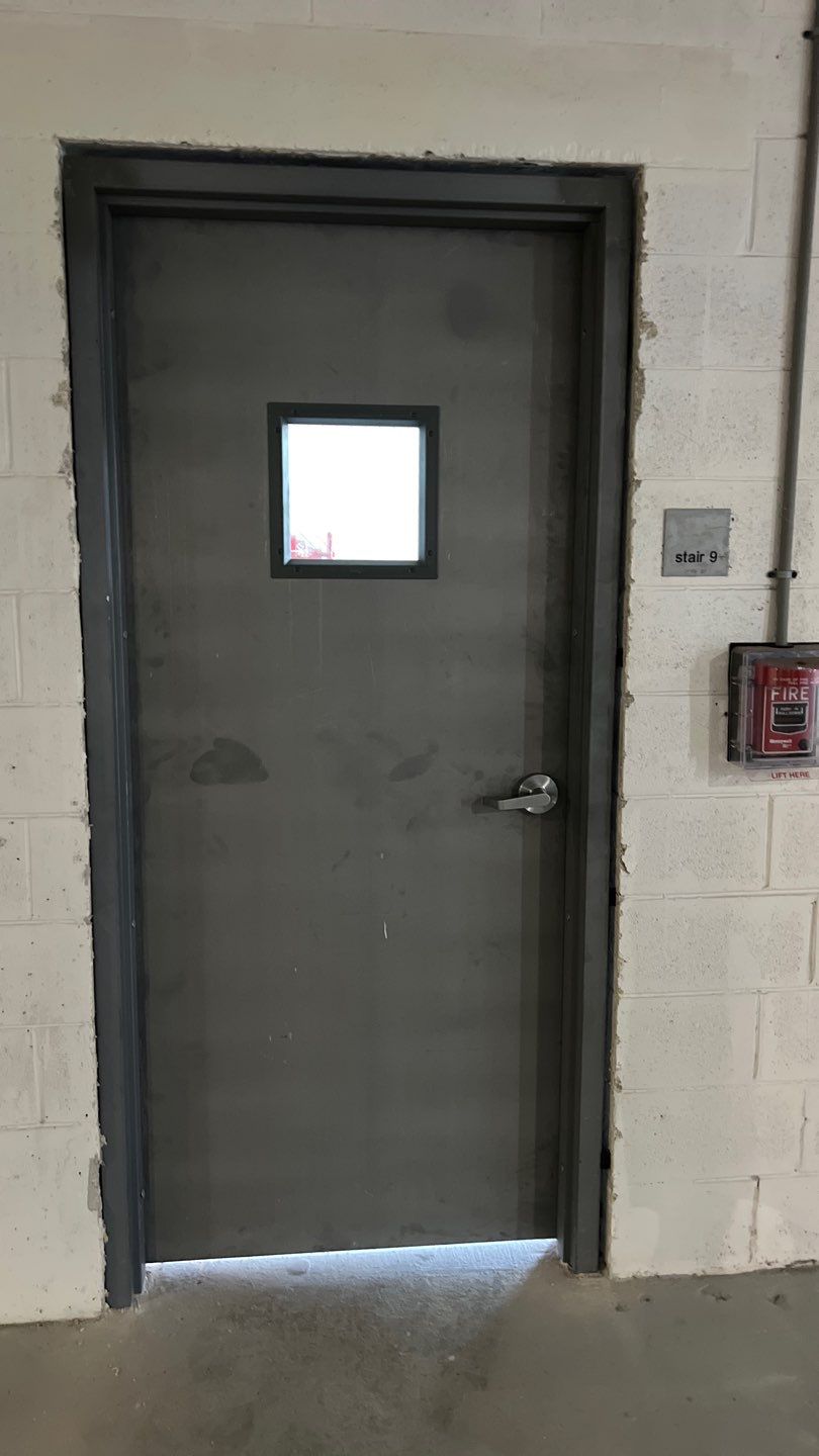 Commercial Stairwell Door Replacement & Hollow Metal Door Retrofit – Pompano Beach High-Rise by The Door Doctor of South Florida, Inc.