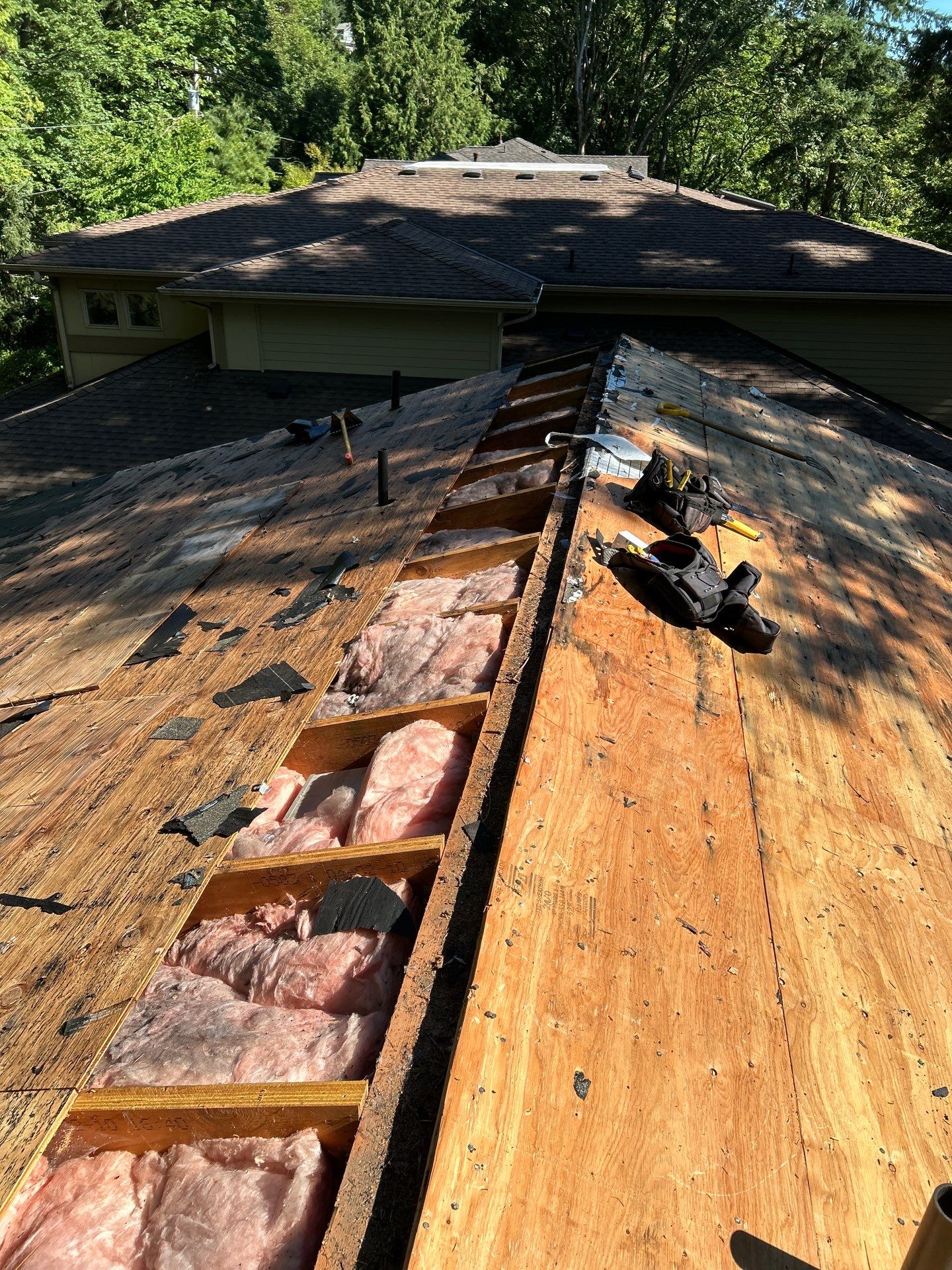 Residential Roofing Installation using GAF HDZ Shingles by Roofing Formula LLC