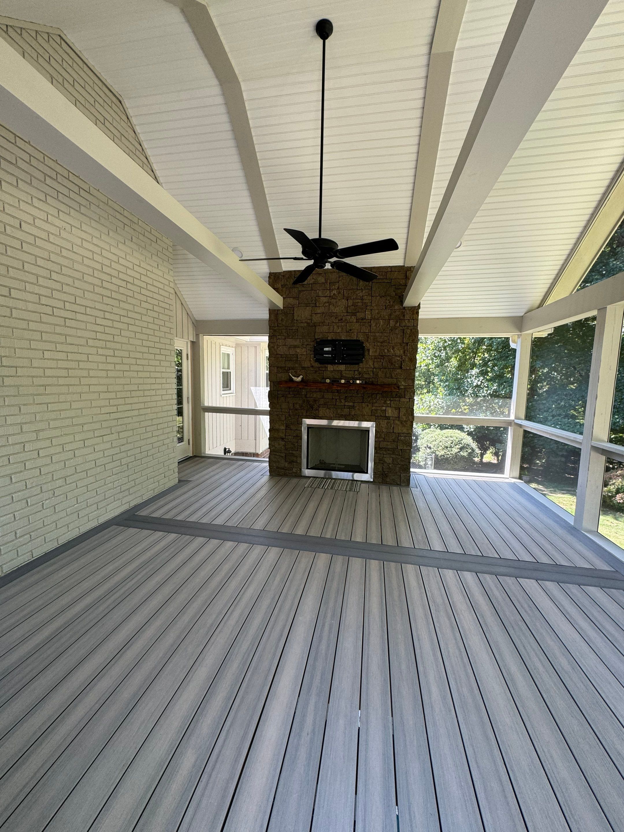 Burntleaf - Screen Porch by Pillar and Pine