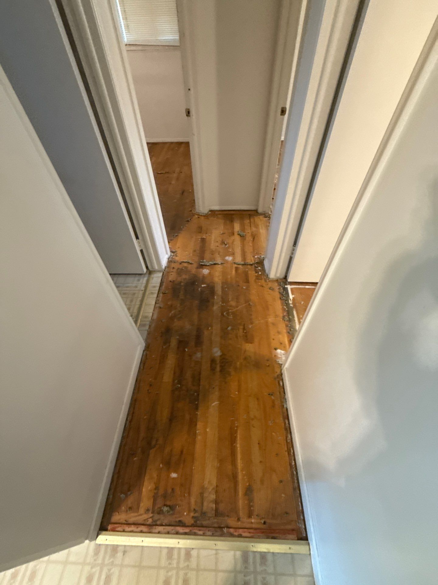 Ypsilanti red oak restoration  by Ann Arbor Hardwoods 