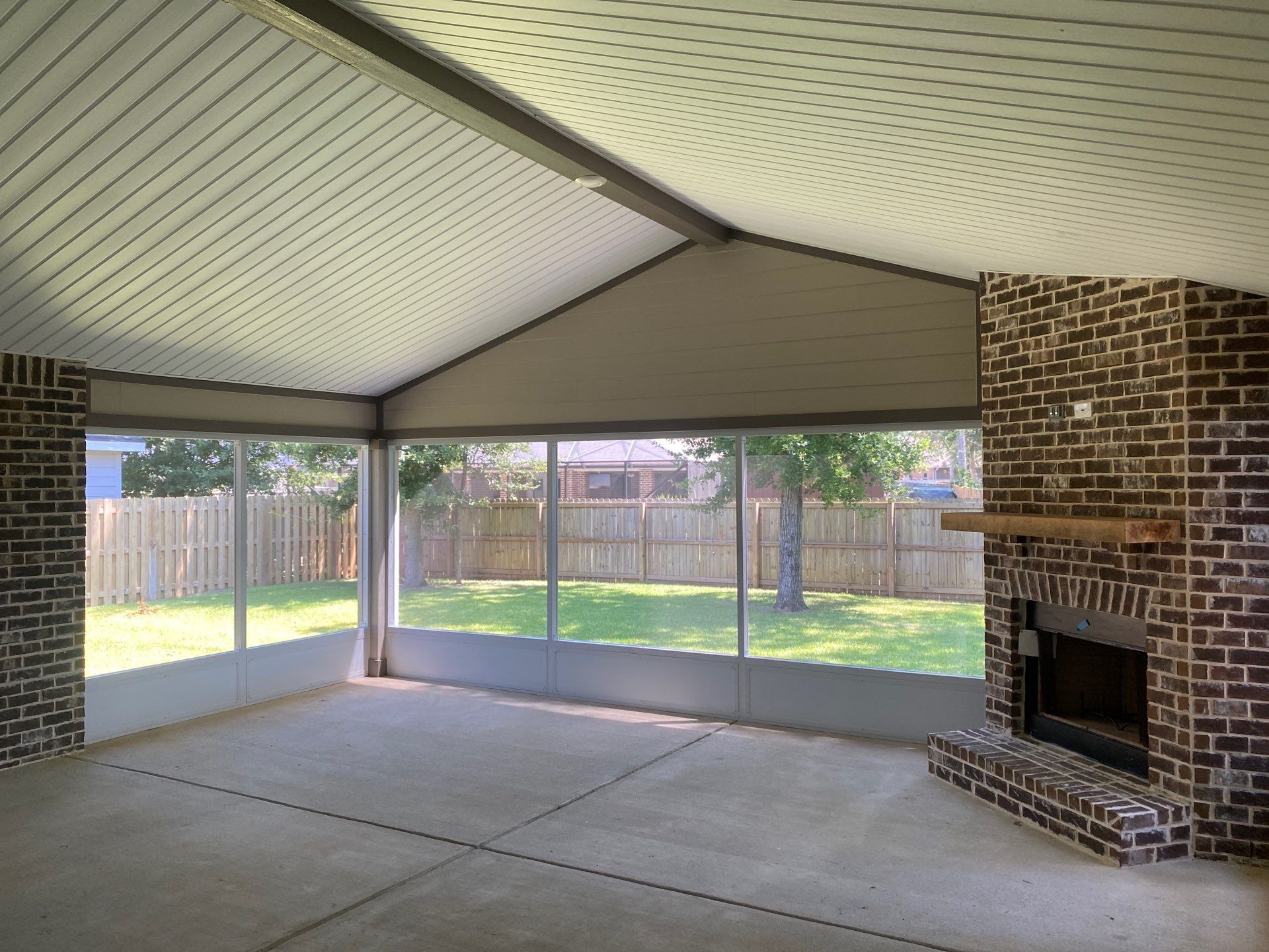Cathedral Style Screen Under by Titan Sunrooms