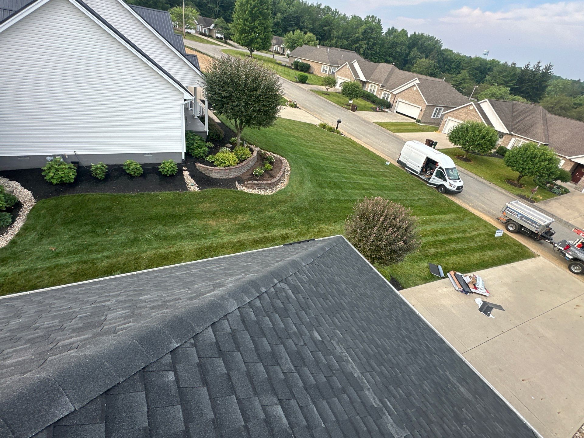 Residential Roofing Installation using Timberline UHDZ Shingles - Charcoal by RoofX 