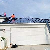 24ga 1.5" Snap-Lock Matte Black   by Total Roofing System The Metal Roof Experts