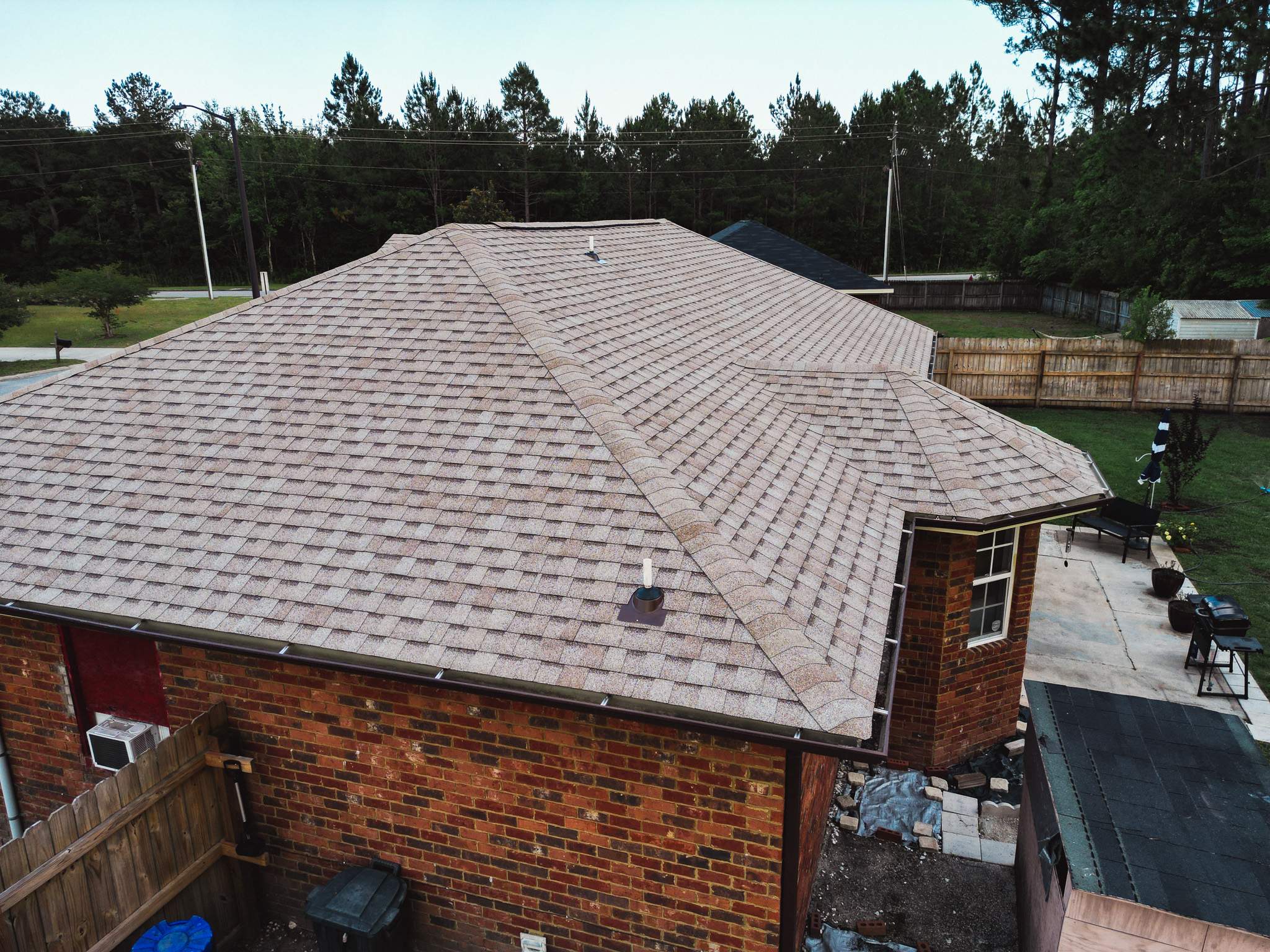 Residential Roofing Installation using Atlas Pinnacle Pristine Tan Mist by Talya Roofing