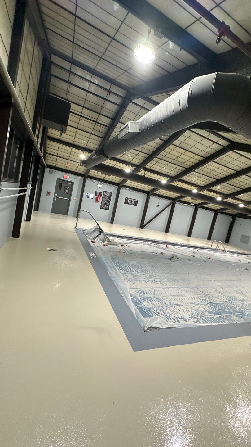 Hotel Pool Deck Project in Mason by Floors in a Day, Inc