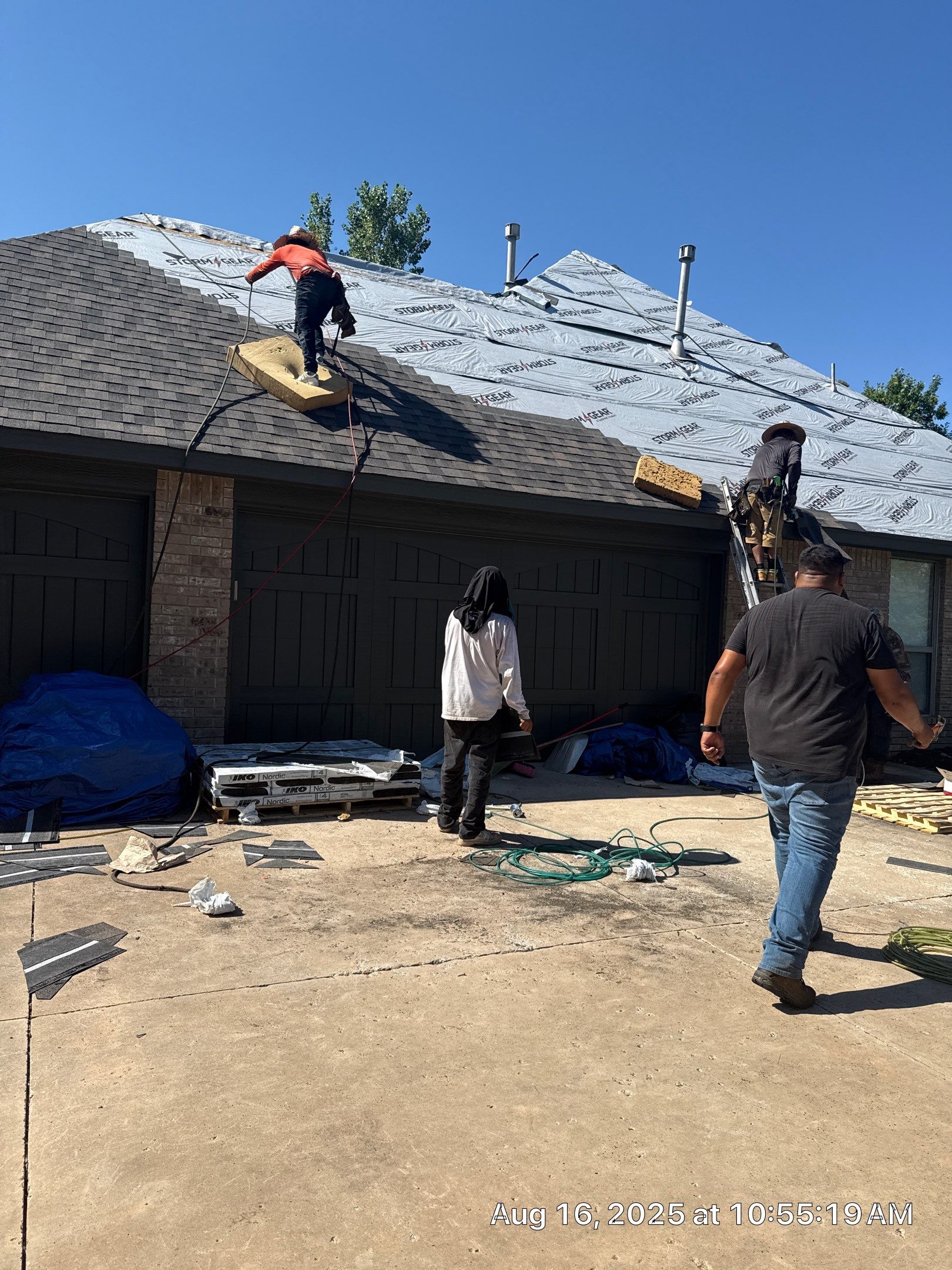 Residential Roofing Installation using IKO by Castillo Roofing