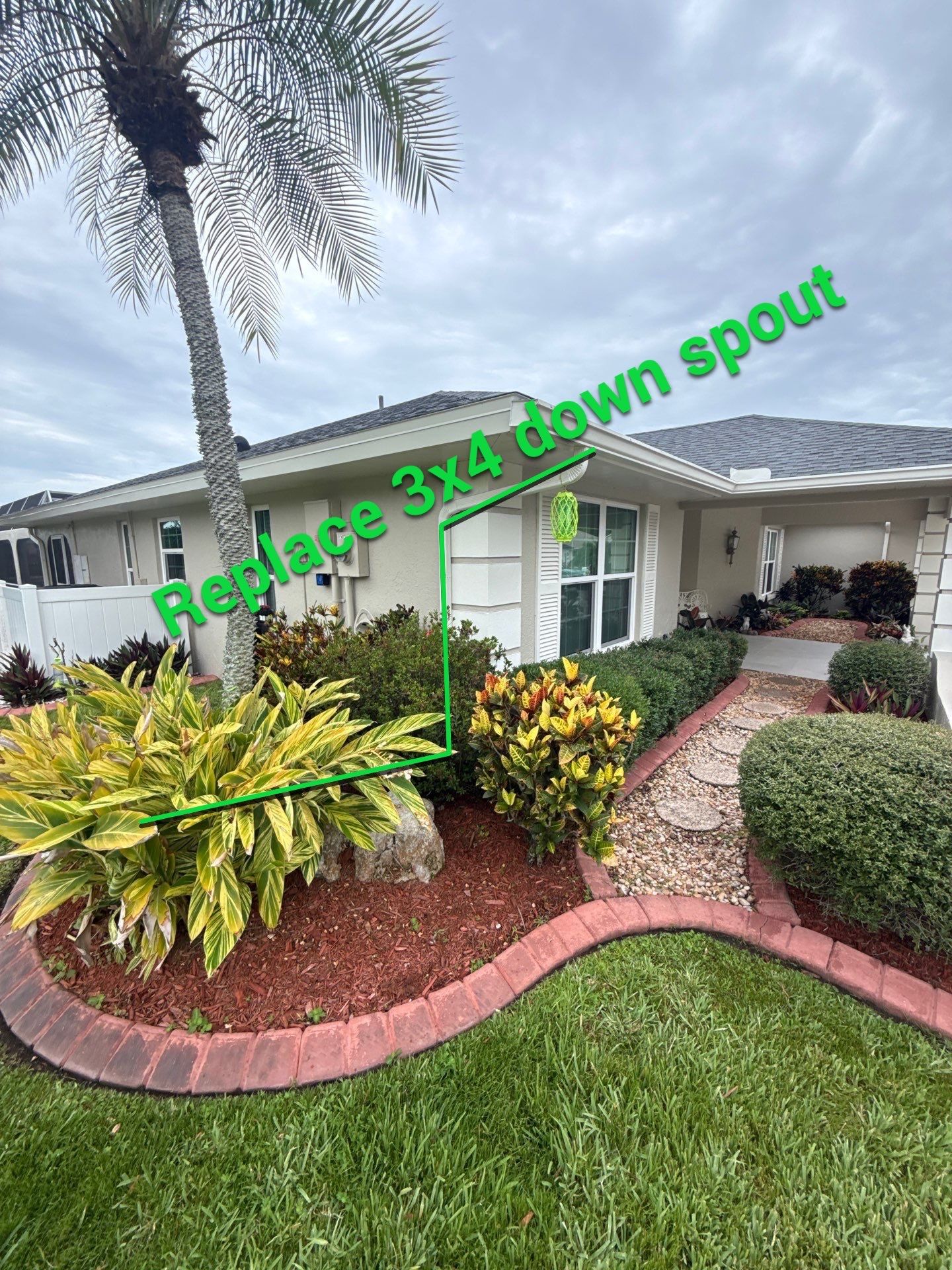 Replace gutter using seal gutters in Sarasota FL by Gutter Professors