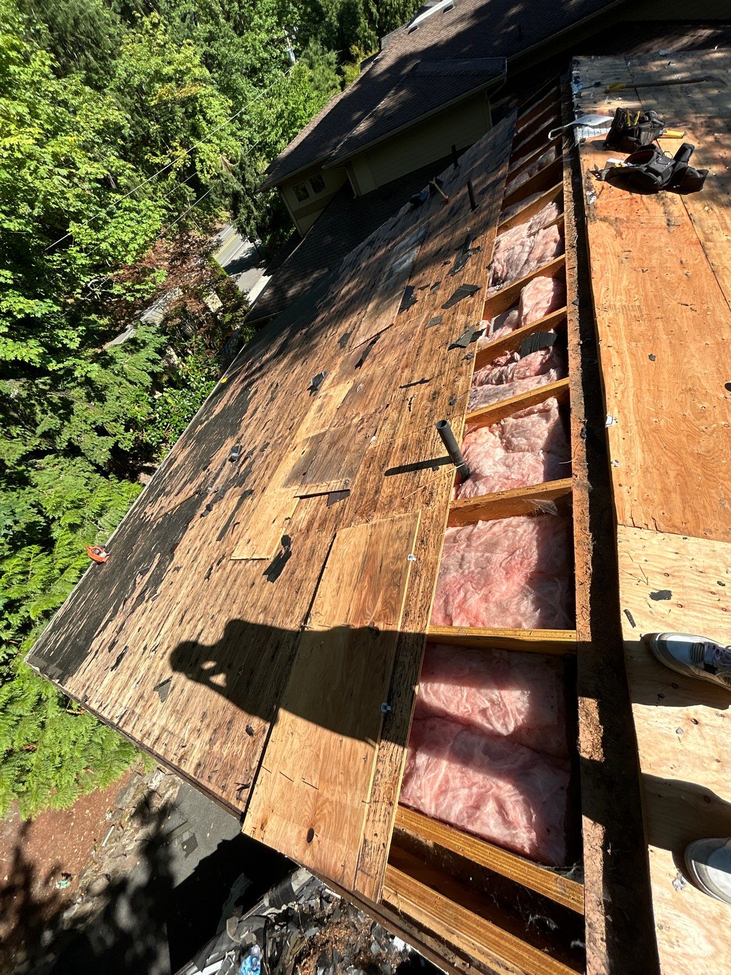 Residential Roofing Installation using GAF HDZ Shingles by Roofing Formula LLC