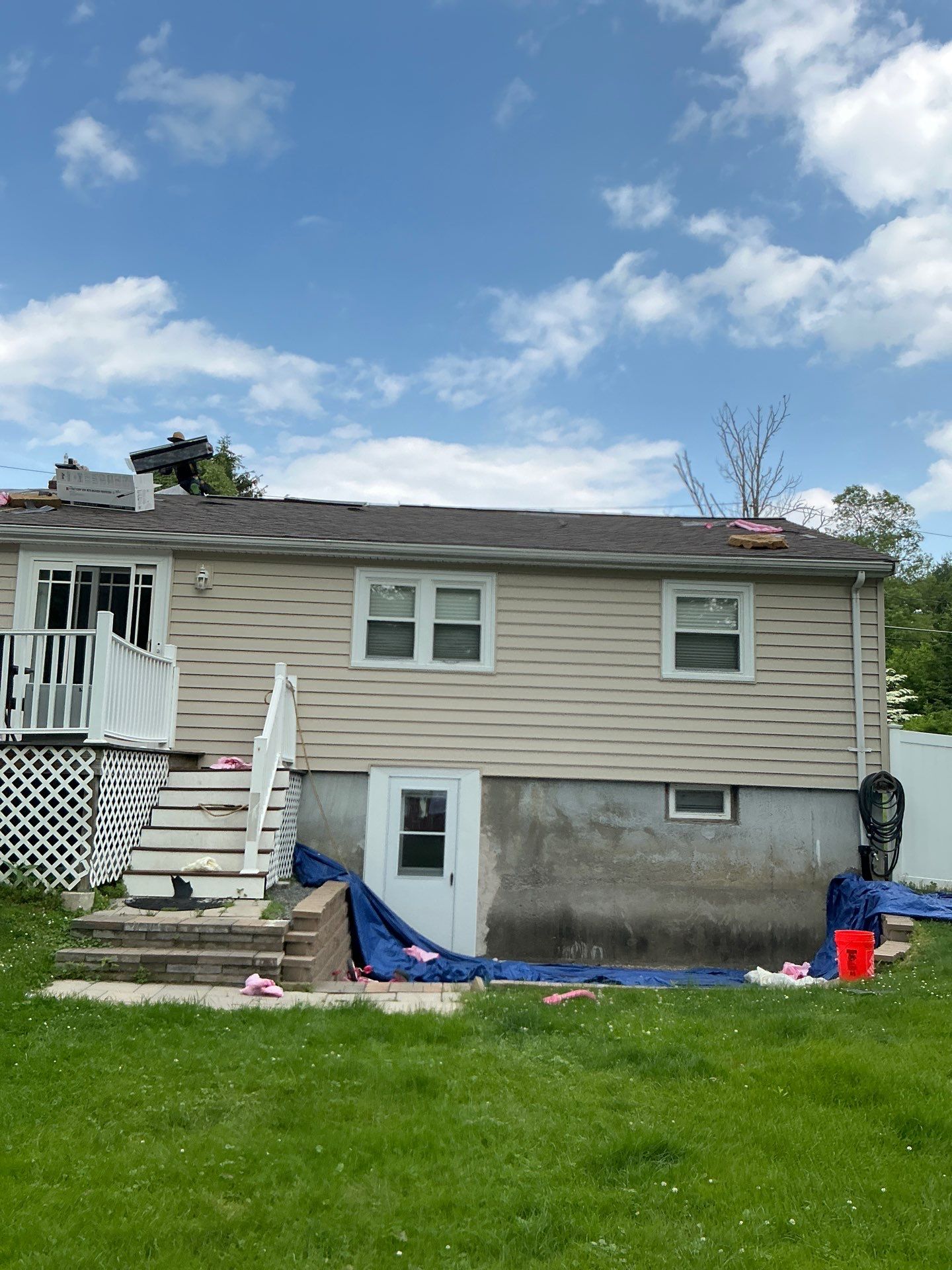 Full Roof Replacement & Chimney Repair – Onyx Black, MA by Mighty Dog Roofing of Greater Middlesex County