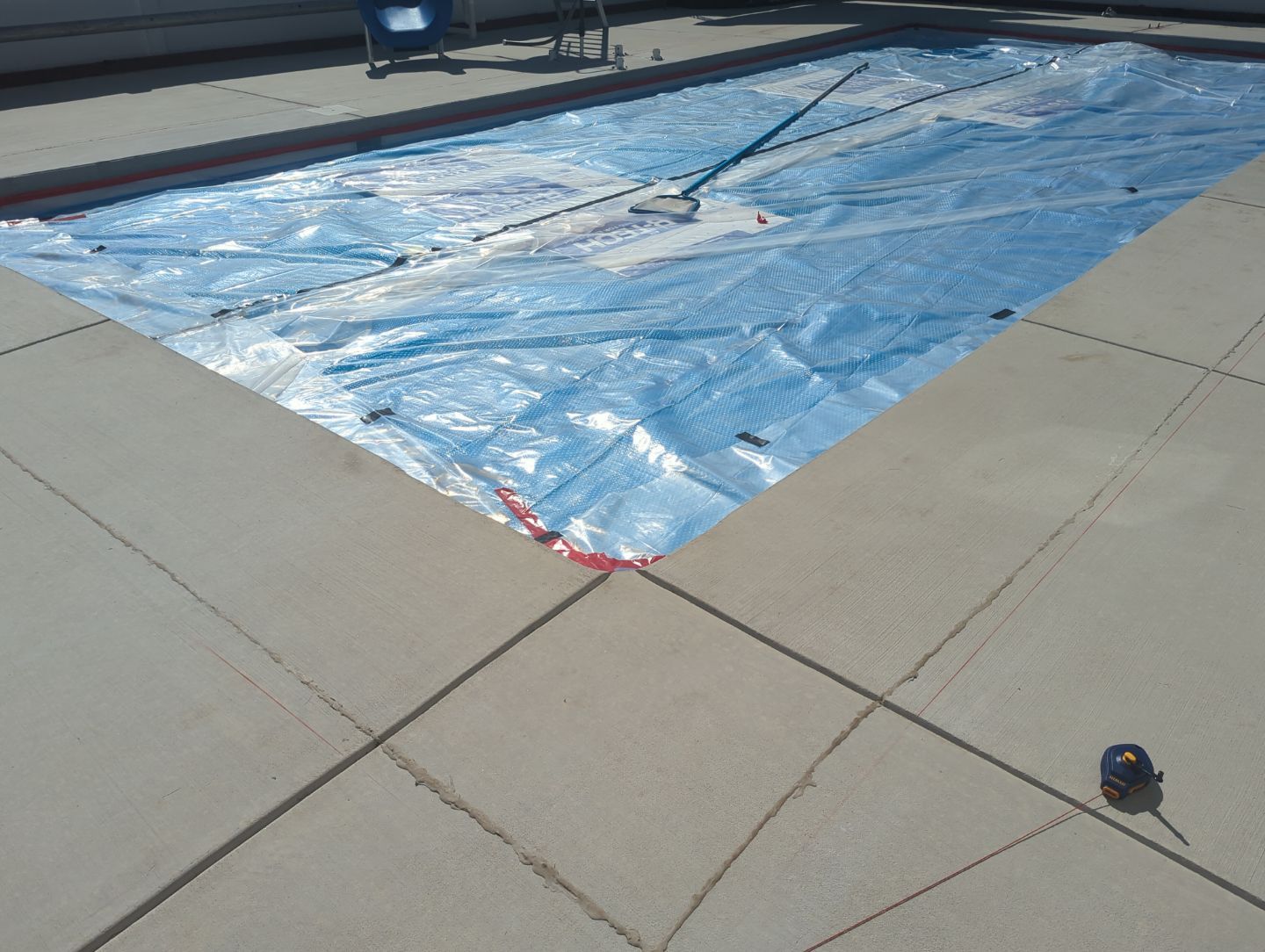 Pool Deck Transformation using Orbit & Patio in Slate Hybrid by Croc Coatings, LLC