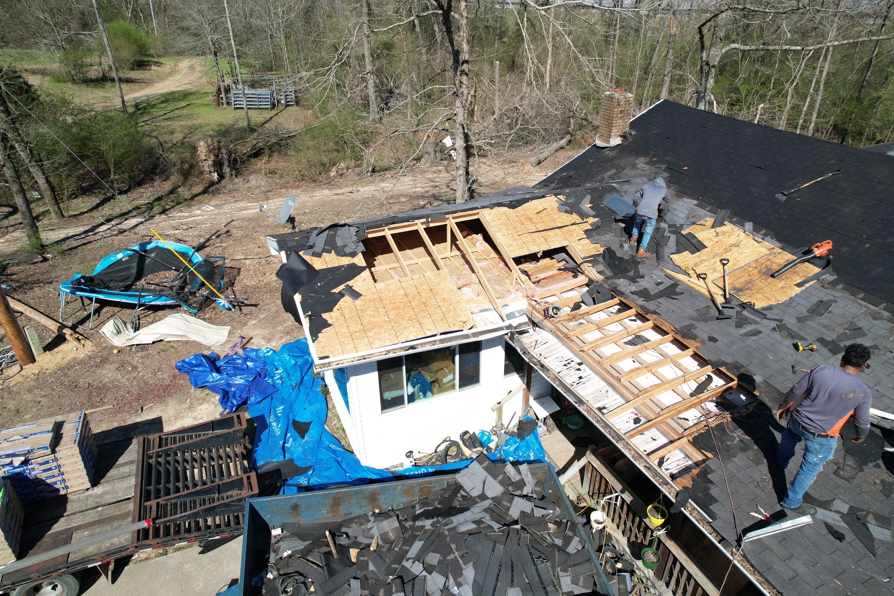 Residential Shingle Reroof using Certainteed Landmark 3-Tab by Hostetler Roofing
